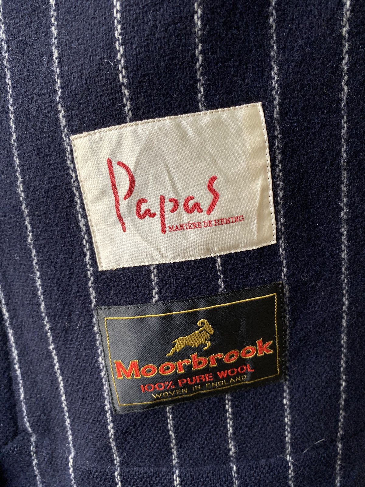Japanese Brand Papas Japan x Moorbrook Pure Wool England Jacket Size US M / EU 48-50 / 2 - 12 Thumbnail