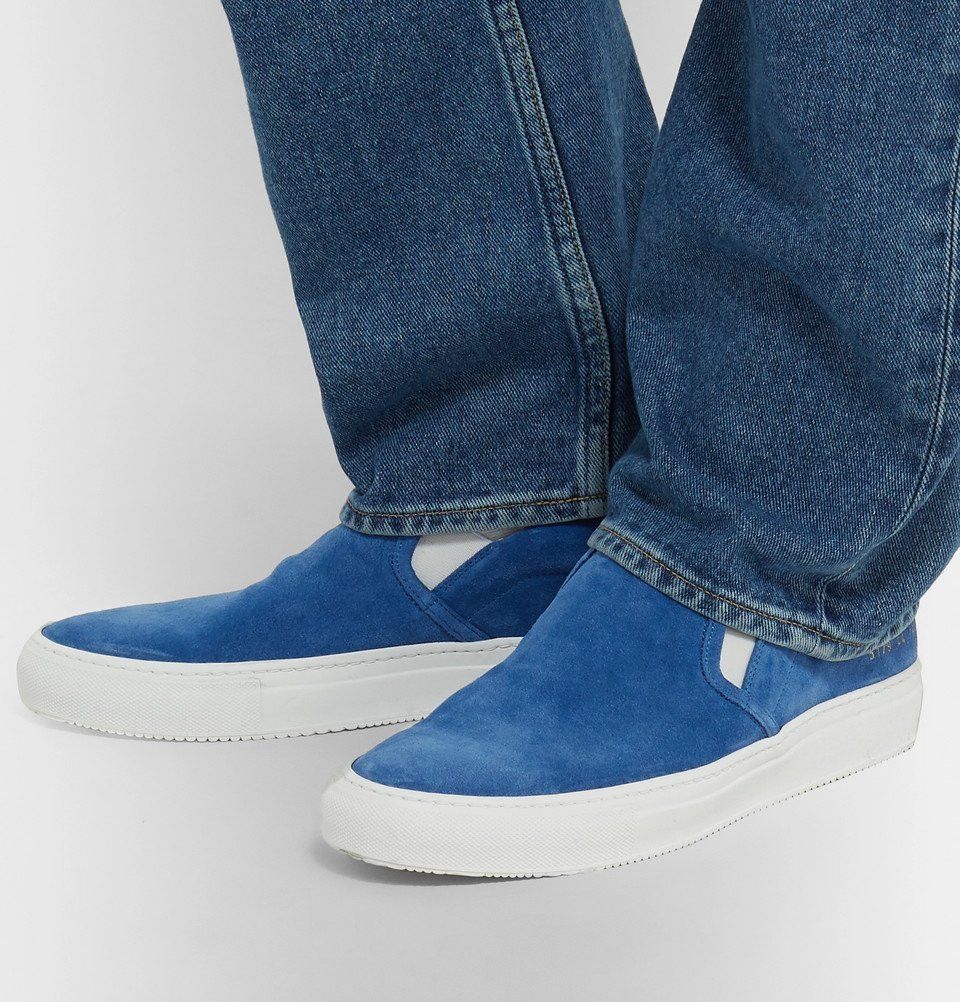 Common Projects common projects slip-on blue suede Size US 5.5 / EU 38 - 4 Thumbnail