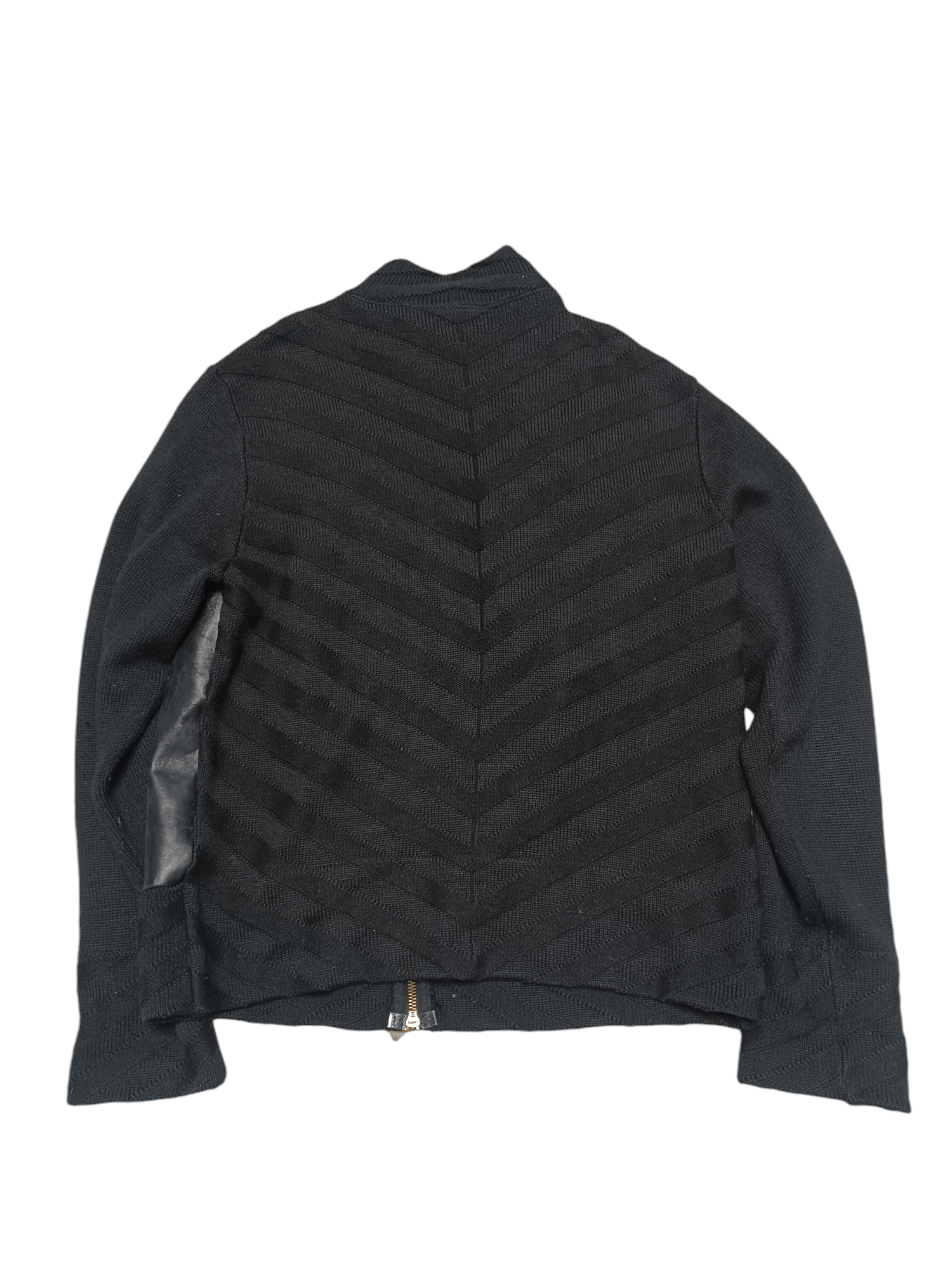 Versace Jeans Couture VERSACE JEANS COUTURE VINTAGE MADE IN ITALY LEATHER-WOOL JKT Size US L / EU 52-54 / 3 - 3 Thumbnail