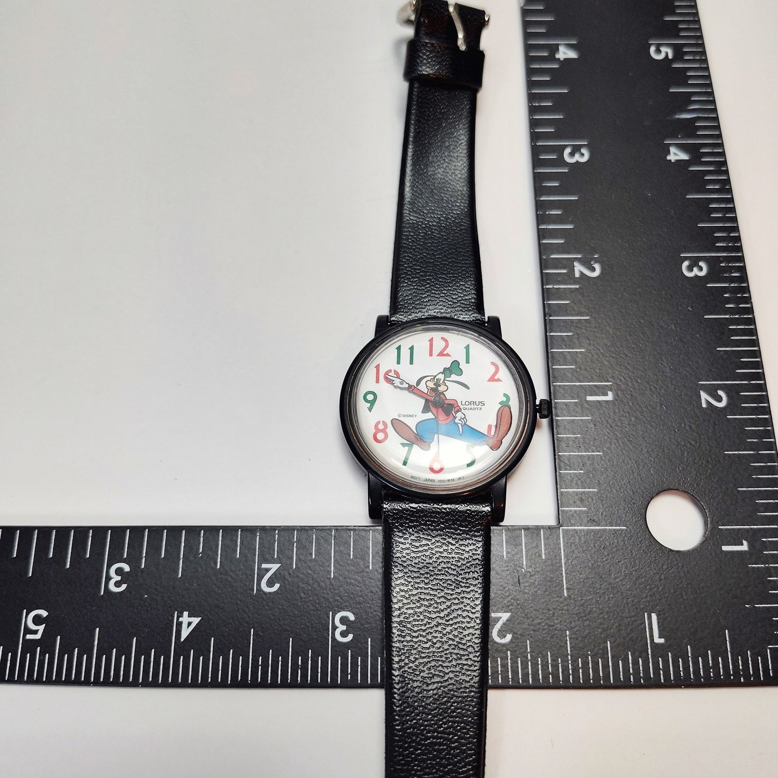 Disney Lorus Goofy Disney Watch Red Green Numbers Vintage Size ONE SIZE - 6 Thumbnail