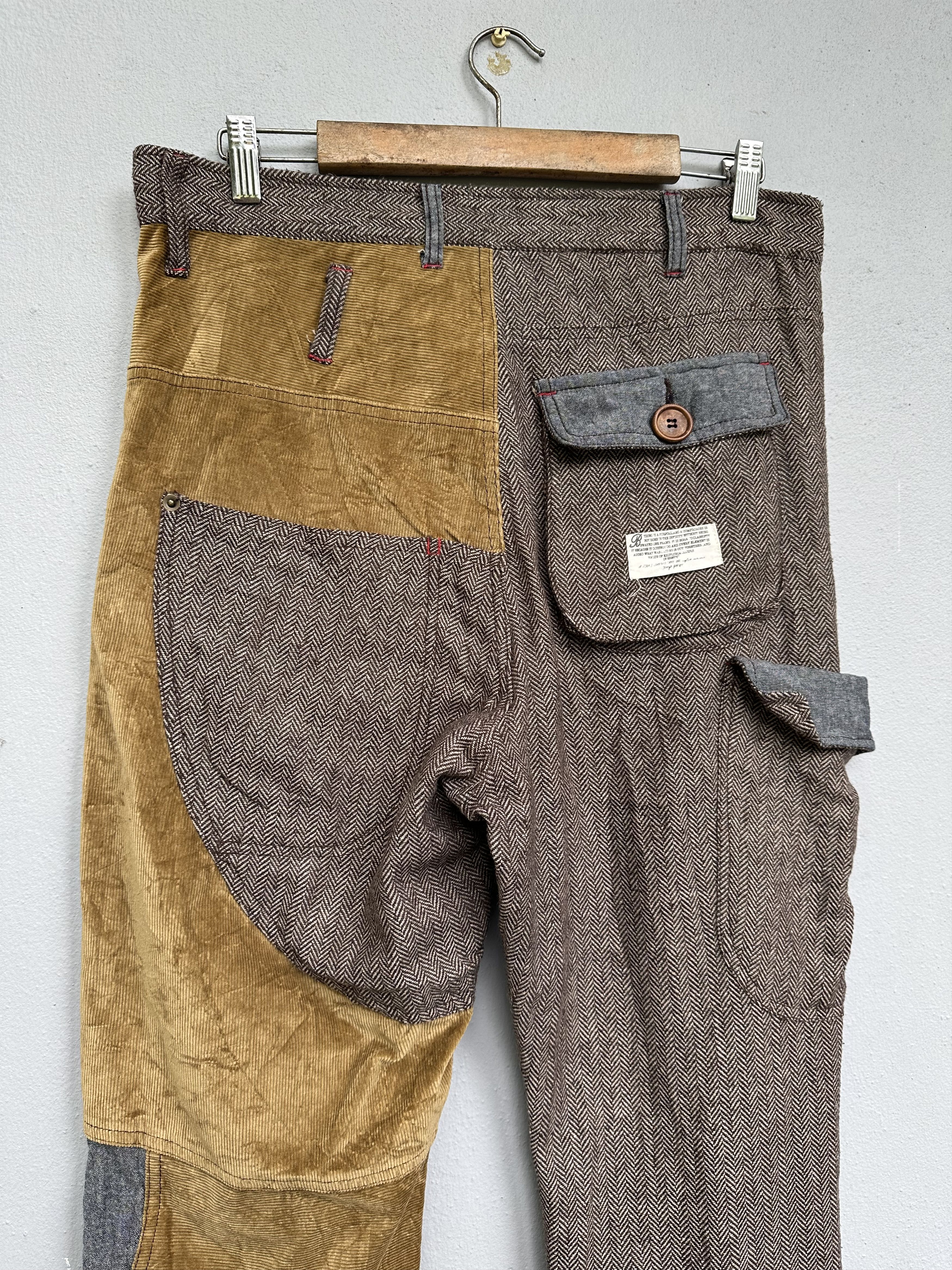 Kapital Brth Breath Reconstructed Hybrid Reworked Patchwork Pant Size US 34 / EU 50 - 14 Thumbnail