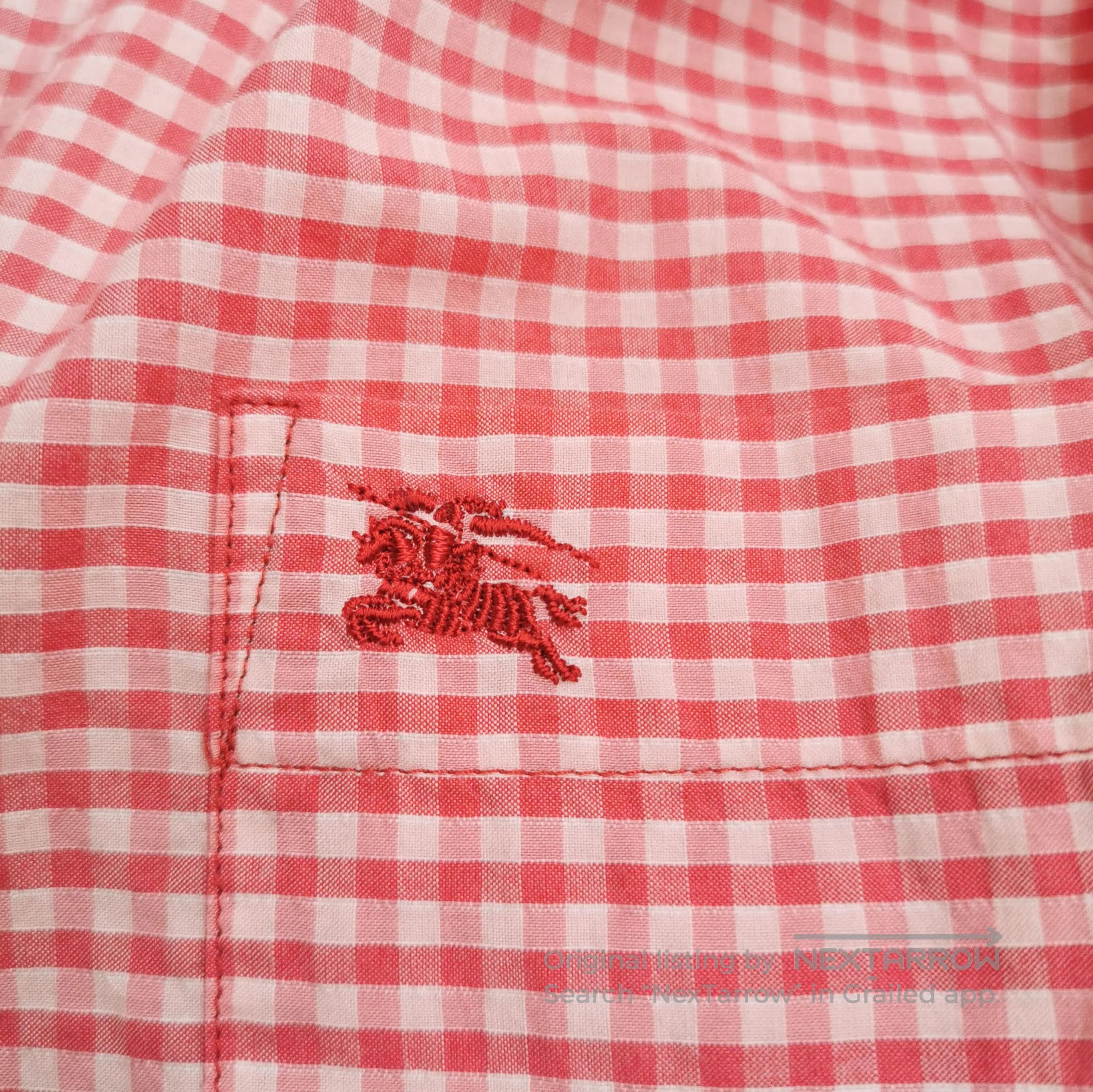 Burberry Burberry Brit Color Block Cotton Shirt XS . Size US XS / EU 42 / 0 - 2 Thumbnail