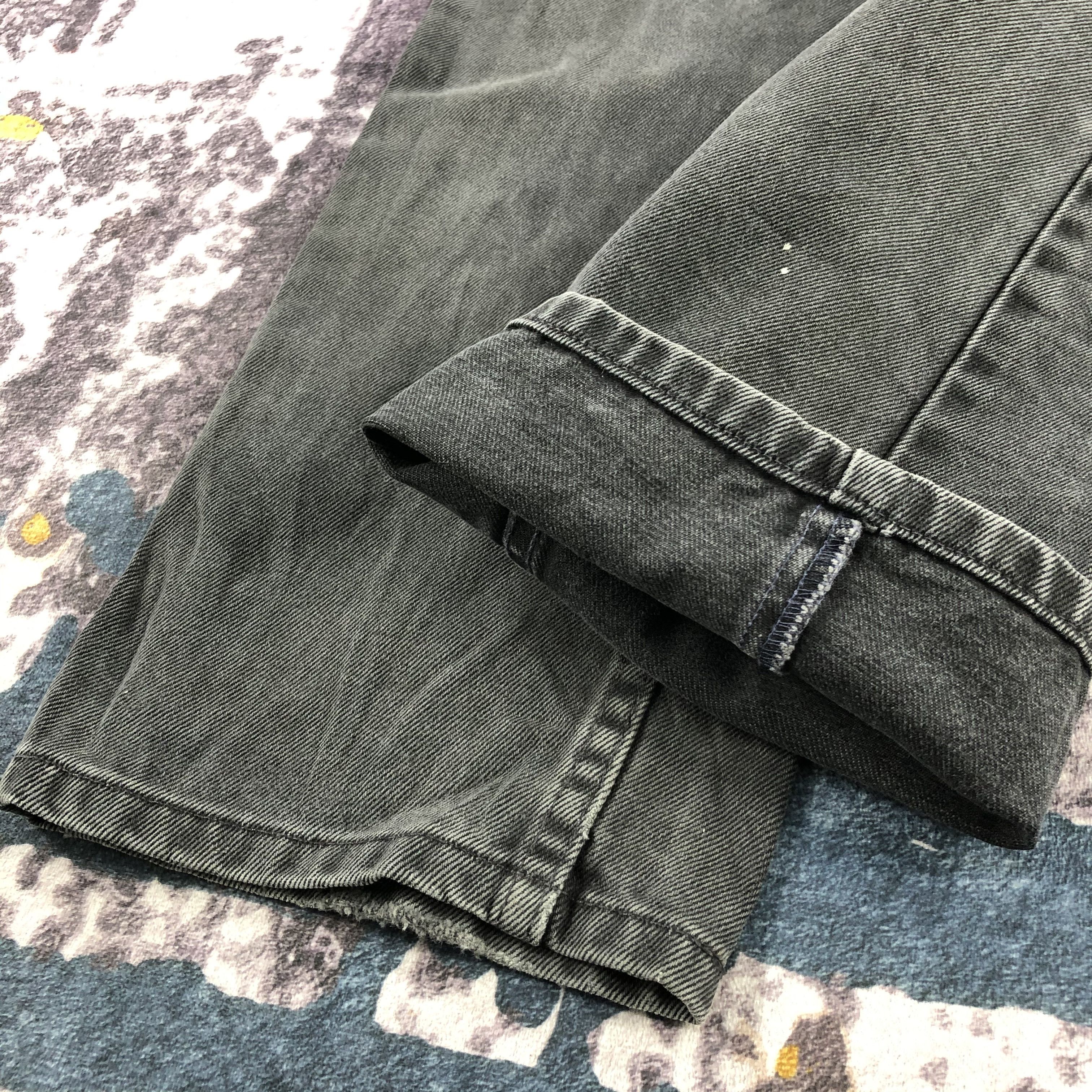 Levi's × Vintage Vintage 90s Faded Black Levis 505 Jeans-JM2945 Size US 32 / EU 48 - 7 Thumbnail
