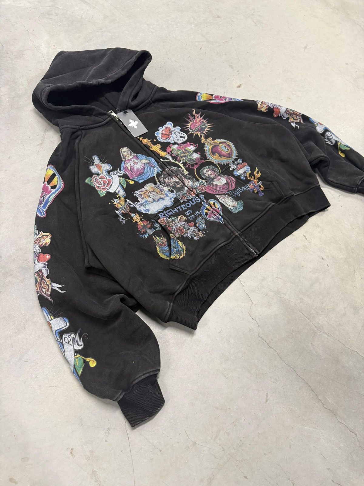 Other We Are Righteous Risen King Black Zip Up Hoodie Large Size US L / EU 52-54 / 3 - 2 Thumbnail
