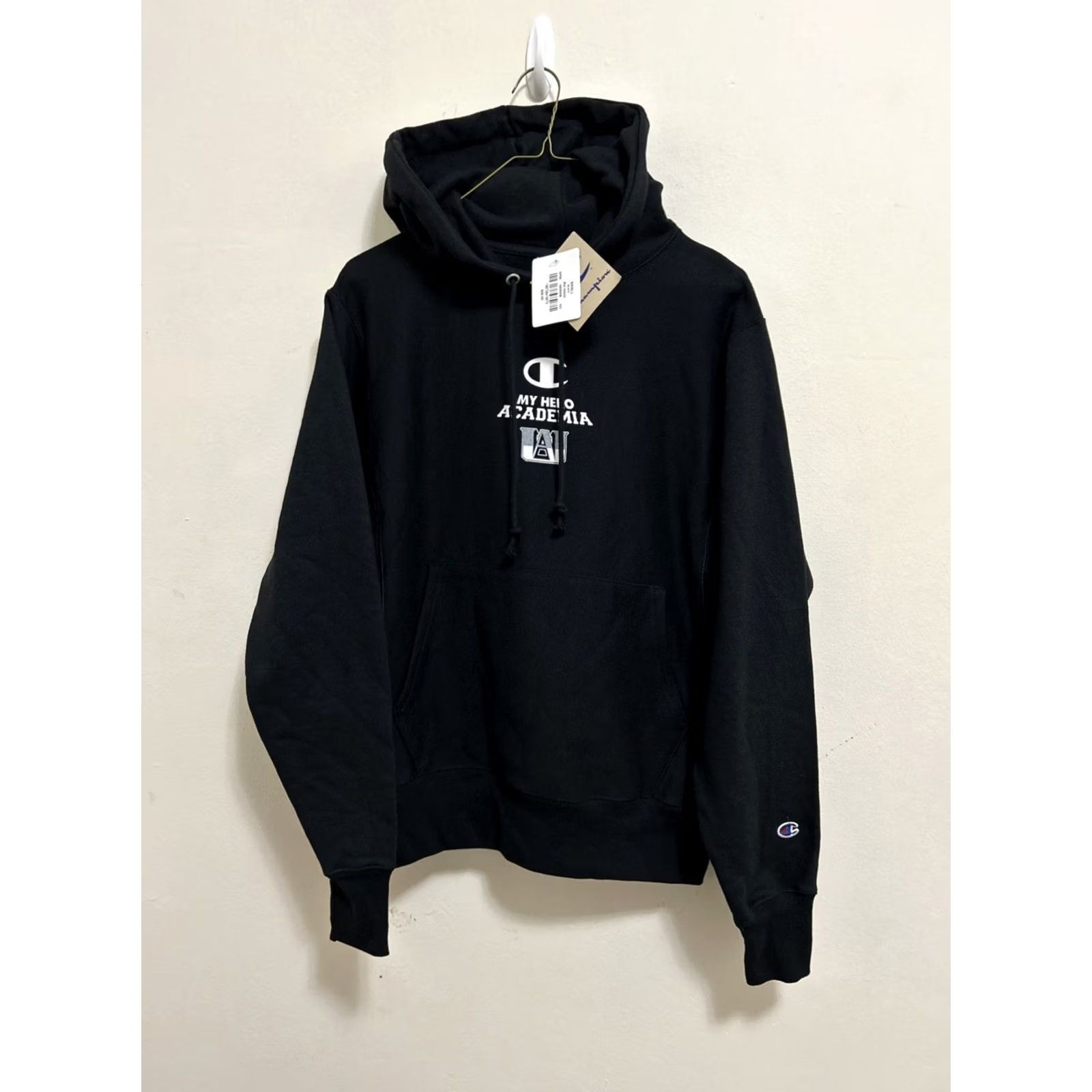 Champion Champion My Hero Academia Bait Hoodie Men S Black Reversible Weave Pullover Small XS? Size US S / EU 44-46 / 1 - 2 Thumbnail
