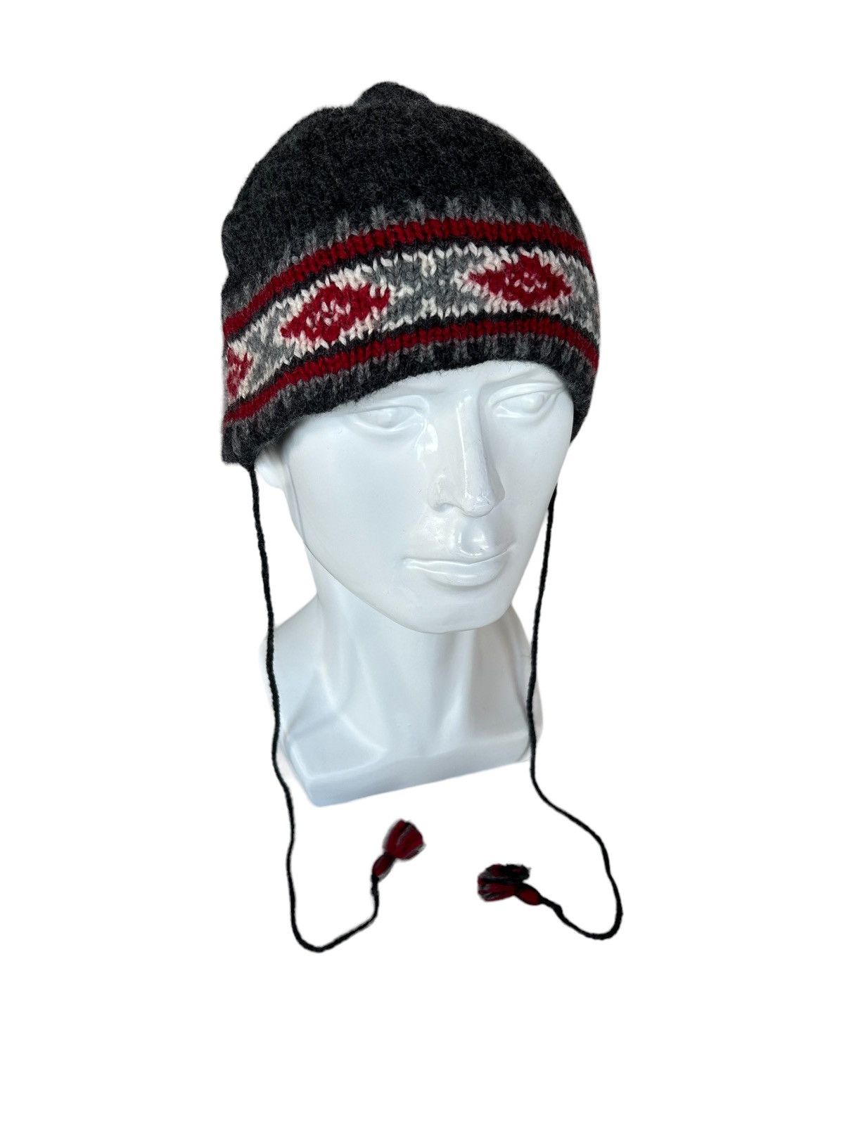 Ralph Lauren × Rugby Ralph Lauren Polo Jeans Ralph Lauren Vintage wool Beanie Hats Size ONE SIZE - 3 Thumbnail