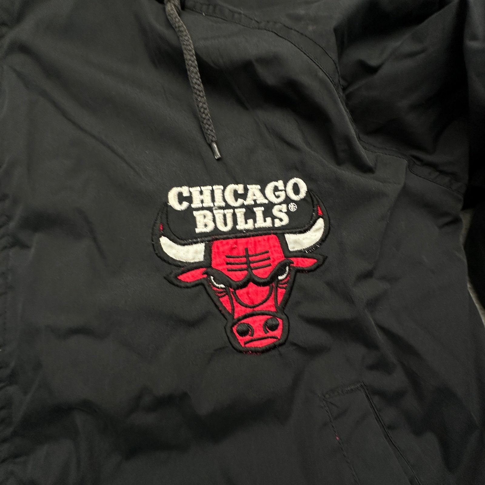 Other VTG 90s FANS Pick Chicago Bulls Puffer Hooded Jacket Medium Size US M / EU 48-50 / 2 - 13 Thumbnail