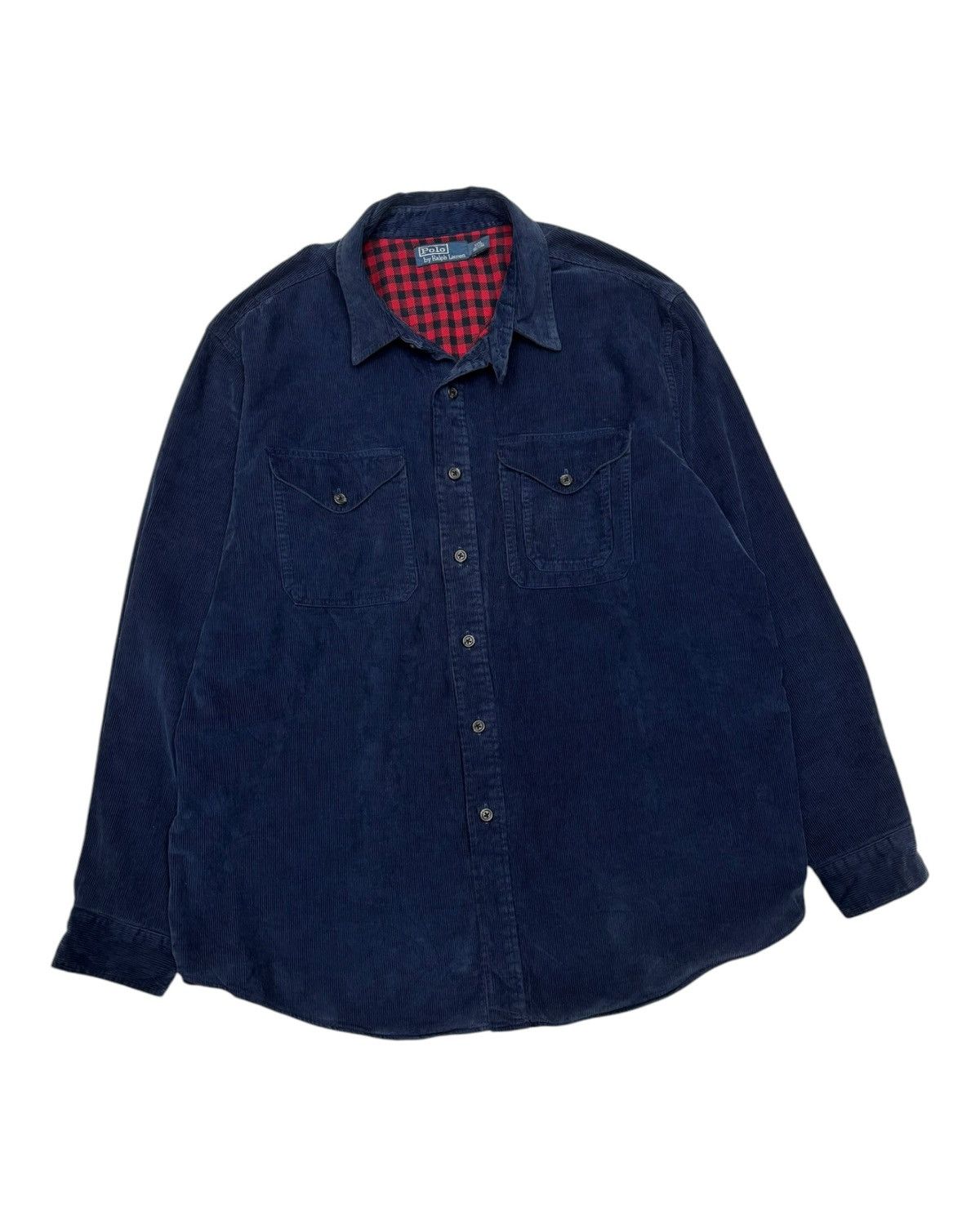 Polo Ralph Lauren 🔥POLO RALPH LAUREN OVERSIZED CORDUROY BUTTON SHIRT Size US XXL / EU 58 / 5 - 4 Thumbnail