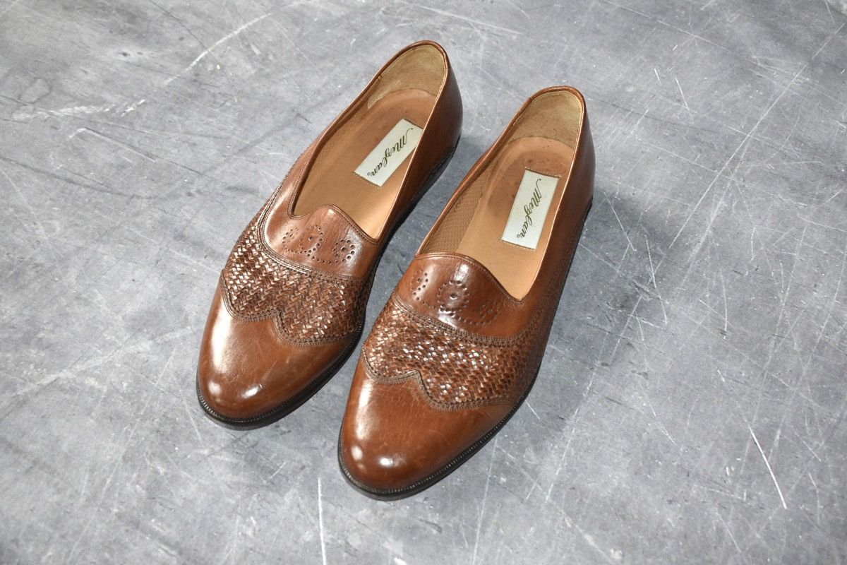 Mezlan Mezlan Brown Leather Loafers (11) Size US 12 / EU 45 - 5 Thumbnail