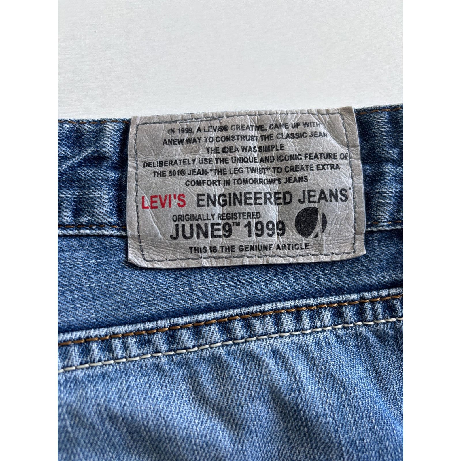 Japanese Brand × Levi's × Levi's Vintage Clothing Levi’s Engineered 1999 Twisted Leg Archive Vintage Denim W32 Size US 28 / EU 44 - 7 Thumbnail