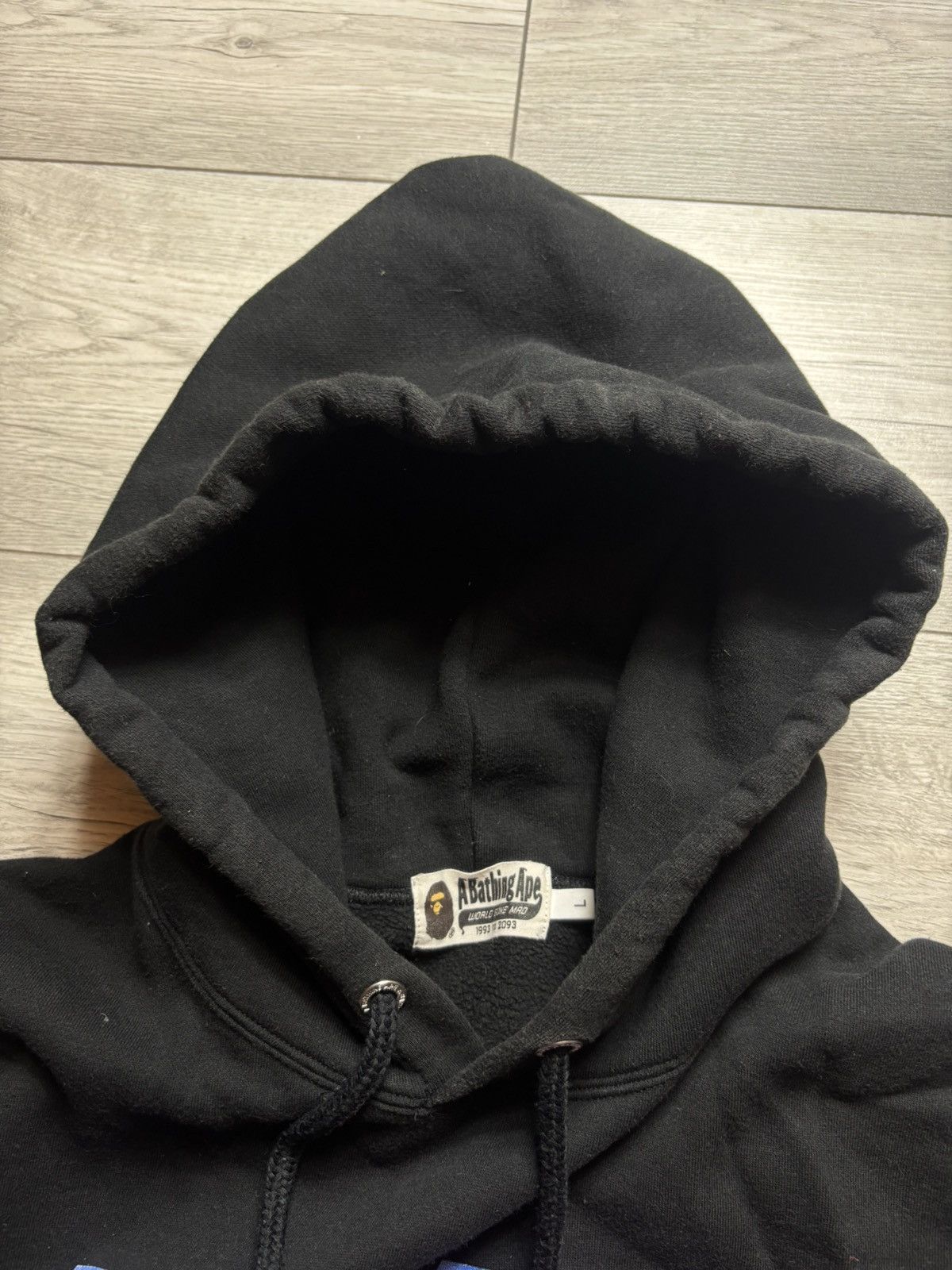 Bape Bape spellout pullover hoodie Size US L / EU 52-54 / 3 - 14 Thumbnail