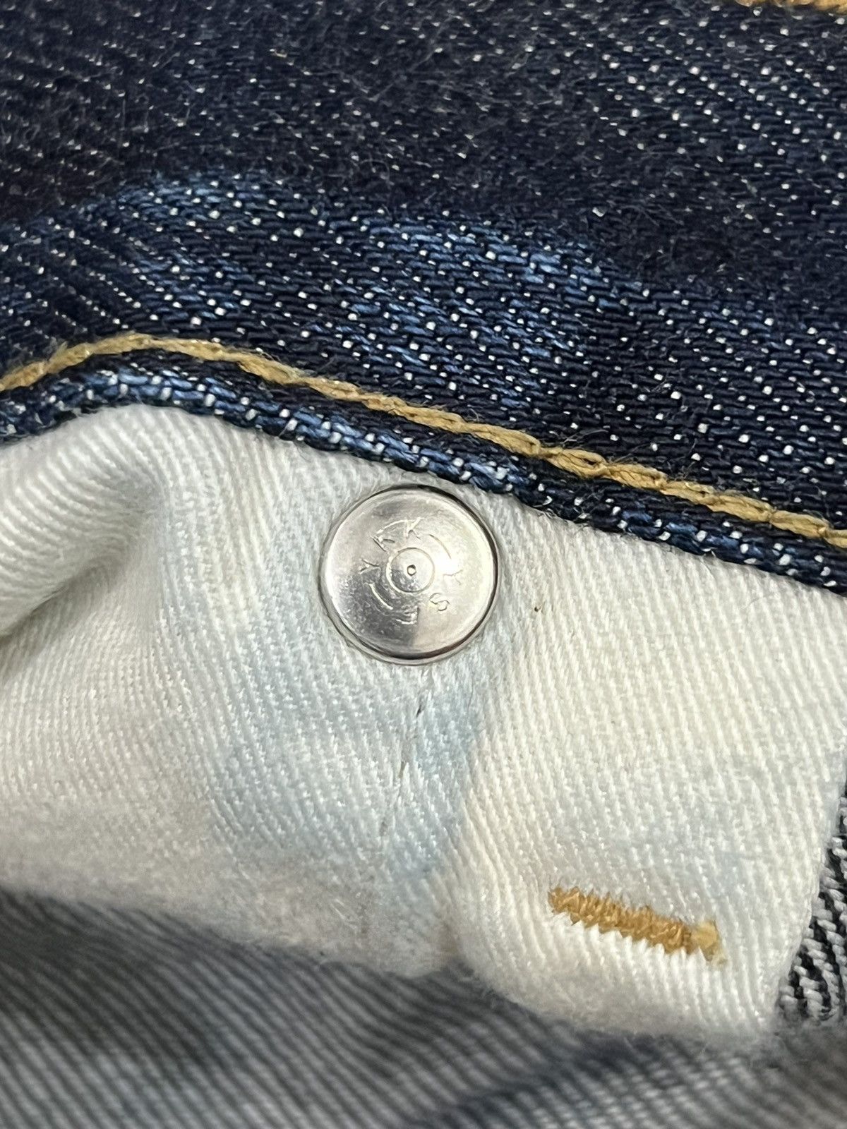 Billionaire Boys Club OG BBC Running Dog/Astronauts Selvedge Raw Denim Jeans Size US 34 / EU 50 - 9 Thumbnail