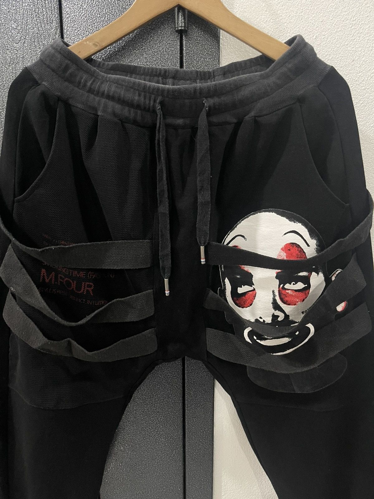 Seditionaries Smoking Time Bondage Skull Jogger Pants Size US 29 - 4 Thumbnail