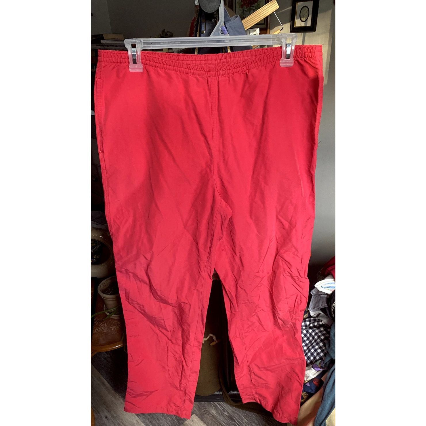 Patagonia 1990's Vintage Patagonia Red Wind Pants Men's Large Gorpcore Size US 37 - 2 Thumbnail