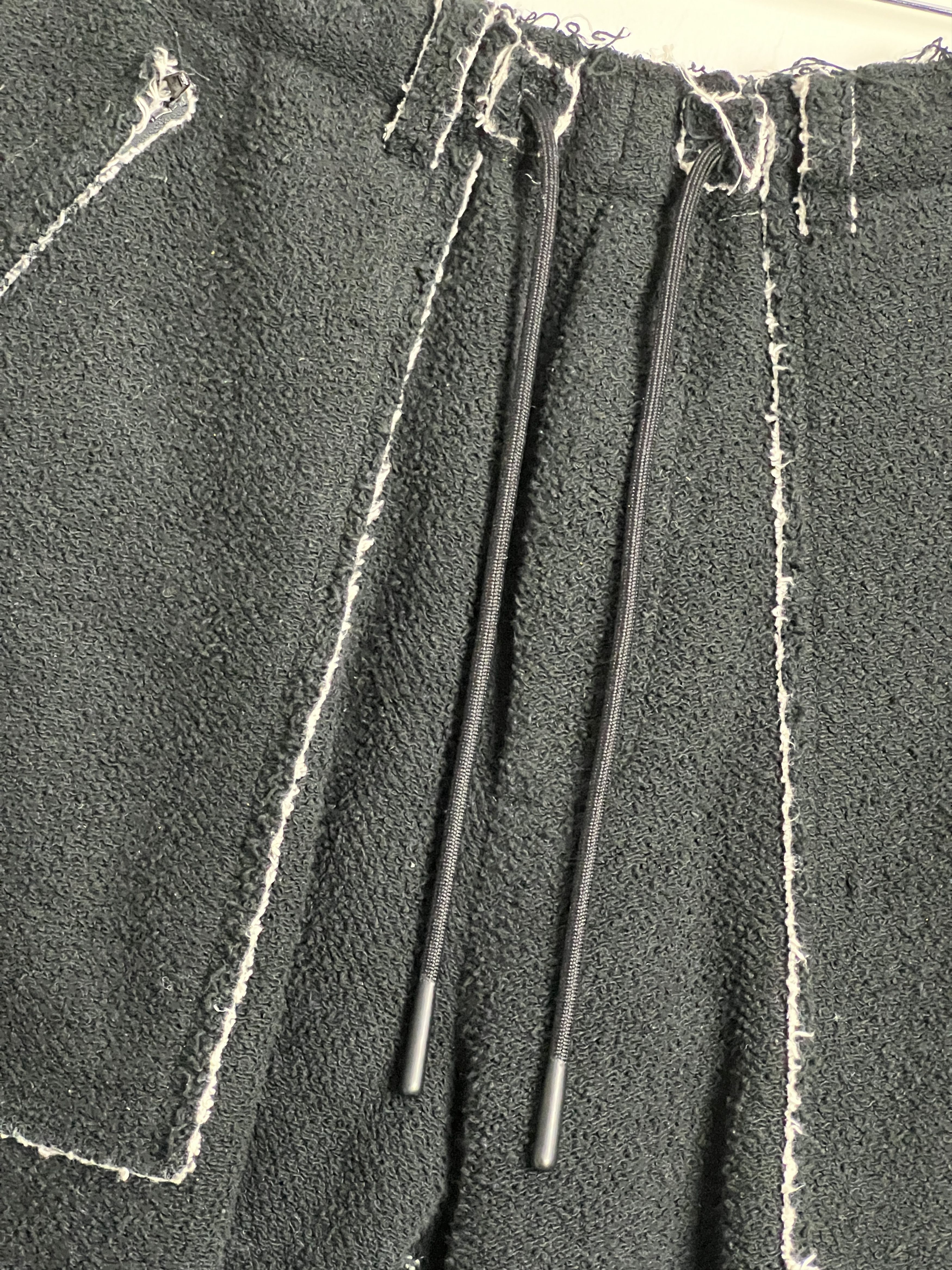 Y-3 Rare Organic Cotton Raw Hem Boucle Sweatpants Size US 30 / EU 46 - 3 Thumbnail