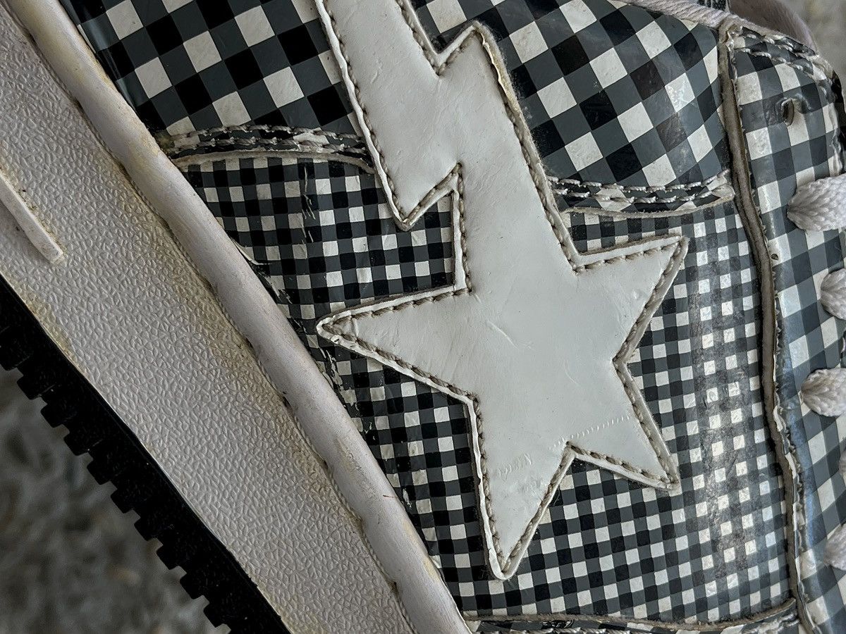 Bape ‘09 Check Print Bapesta Size US 10 / EU 43 - 15 Thumbnail