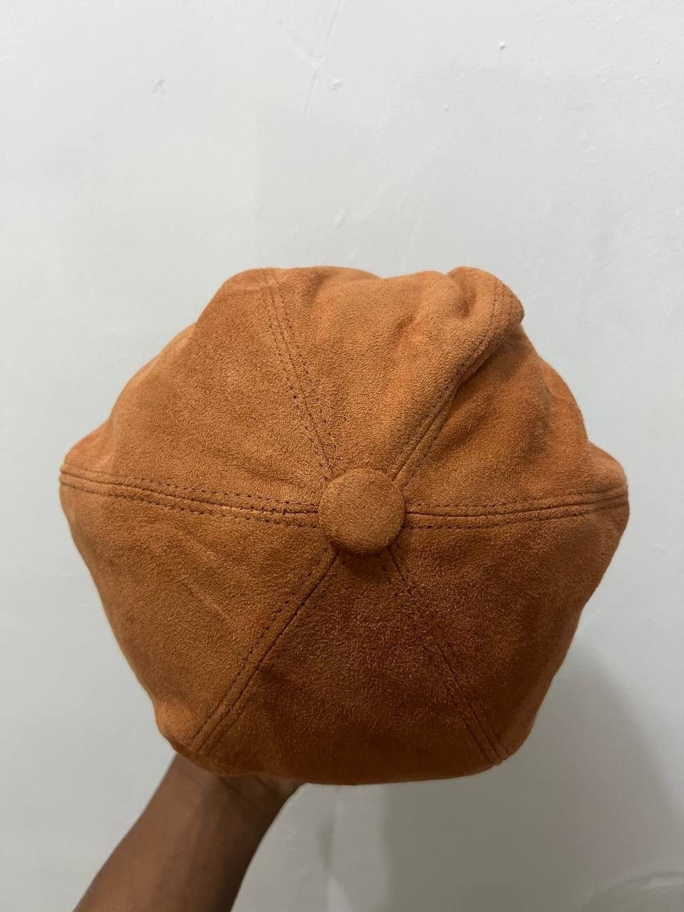 Leather None Leather Suede Retro Hat Size ONE SIZE - 8 Thumbnail