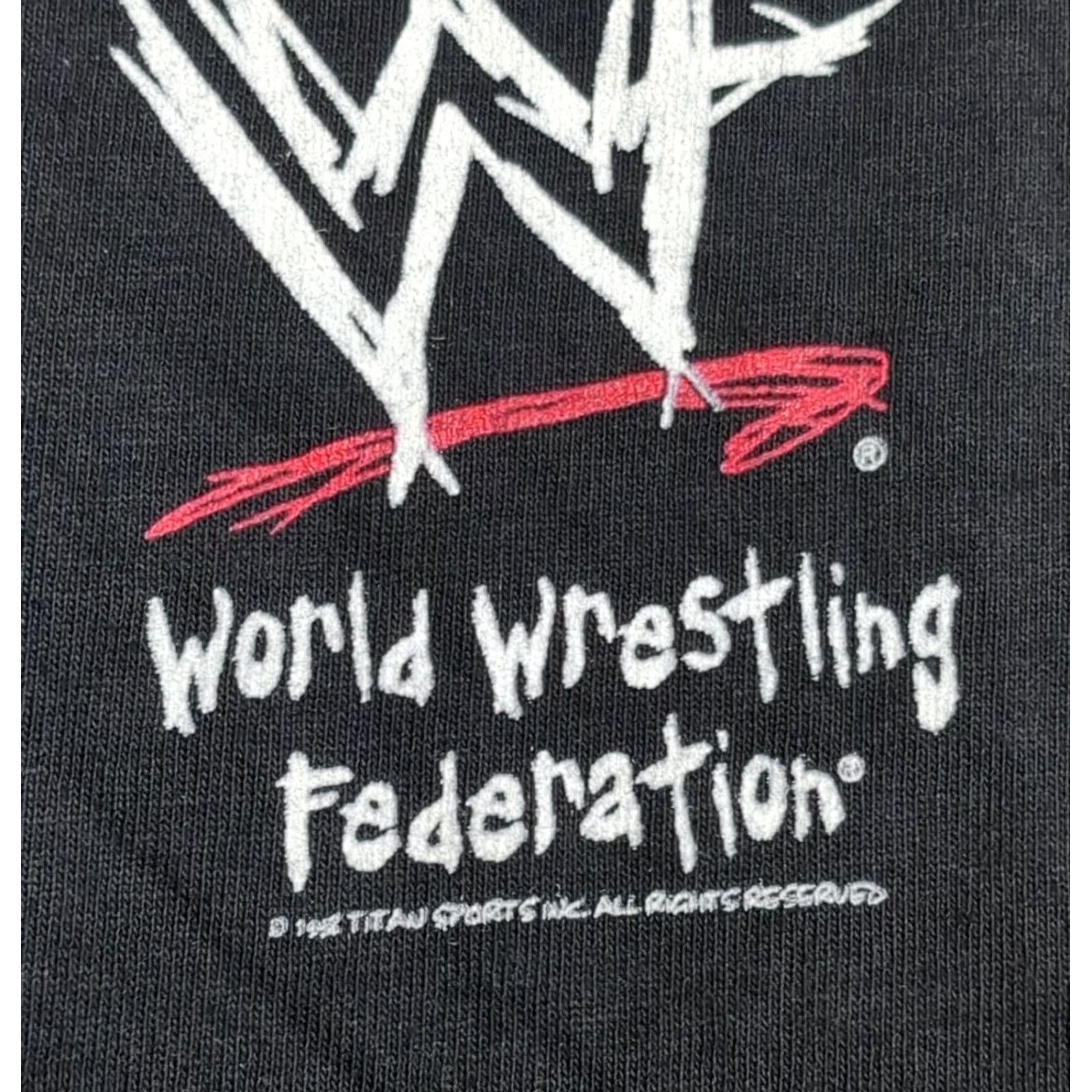 Vintage VINTAGE WWF Sable "Seashell" Shirt Made In USA 1998 Wrestling WWE Rare Large Size US L / EU 52-54 / 3 - 4 Thumbnail