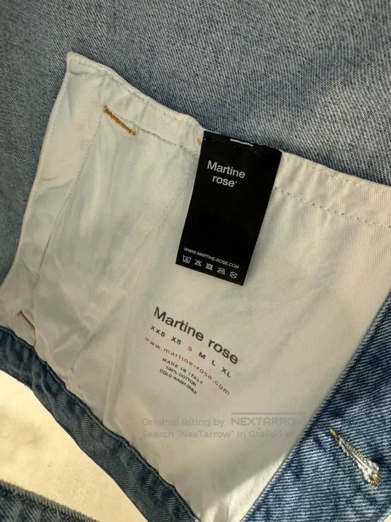 Martine Rose Martine Rose Sleeveless Denim Jacket Size US S / EU 44-46 / 1 - 4 Thumbnail