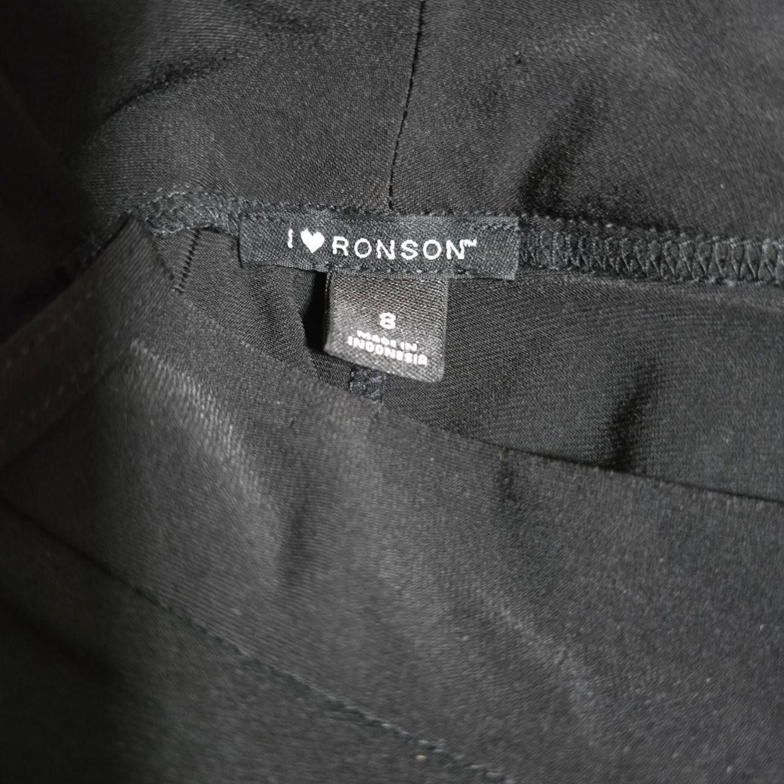 Other I 💗 Ronson Solid Black Dress Pants Size 8 Size 30" / US 8 / IT 44 - 3 Thumbnail