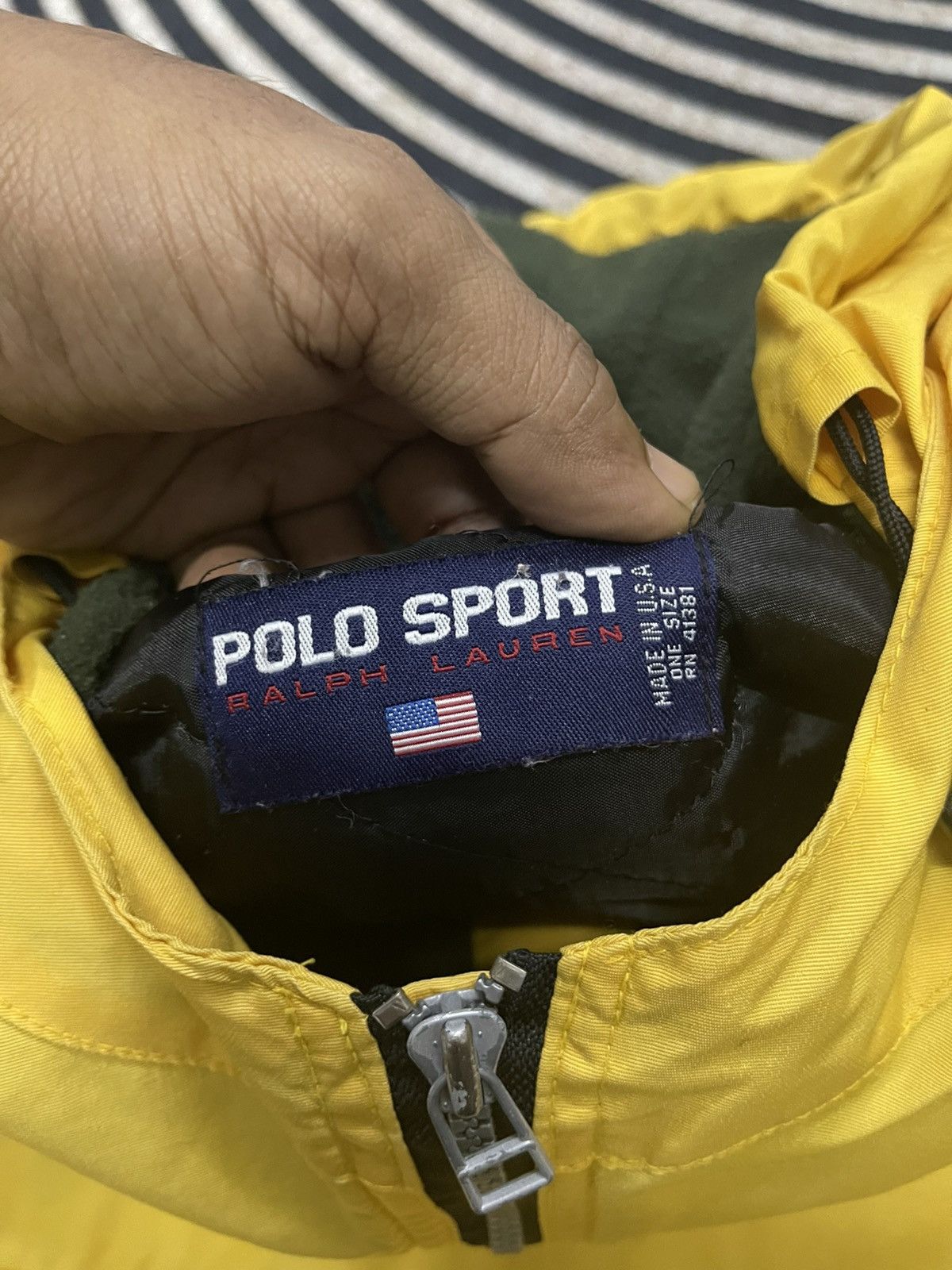 Polo Ralph Lauren 90s POLO SPORT BY RALPH LAUREN HALFZIPPER ANORAK HOODIE Size US XL / EU 56 / 4 - 14 Thumbnail