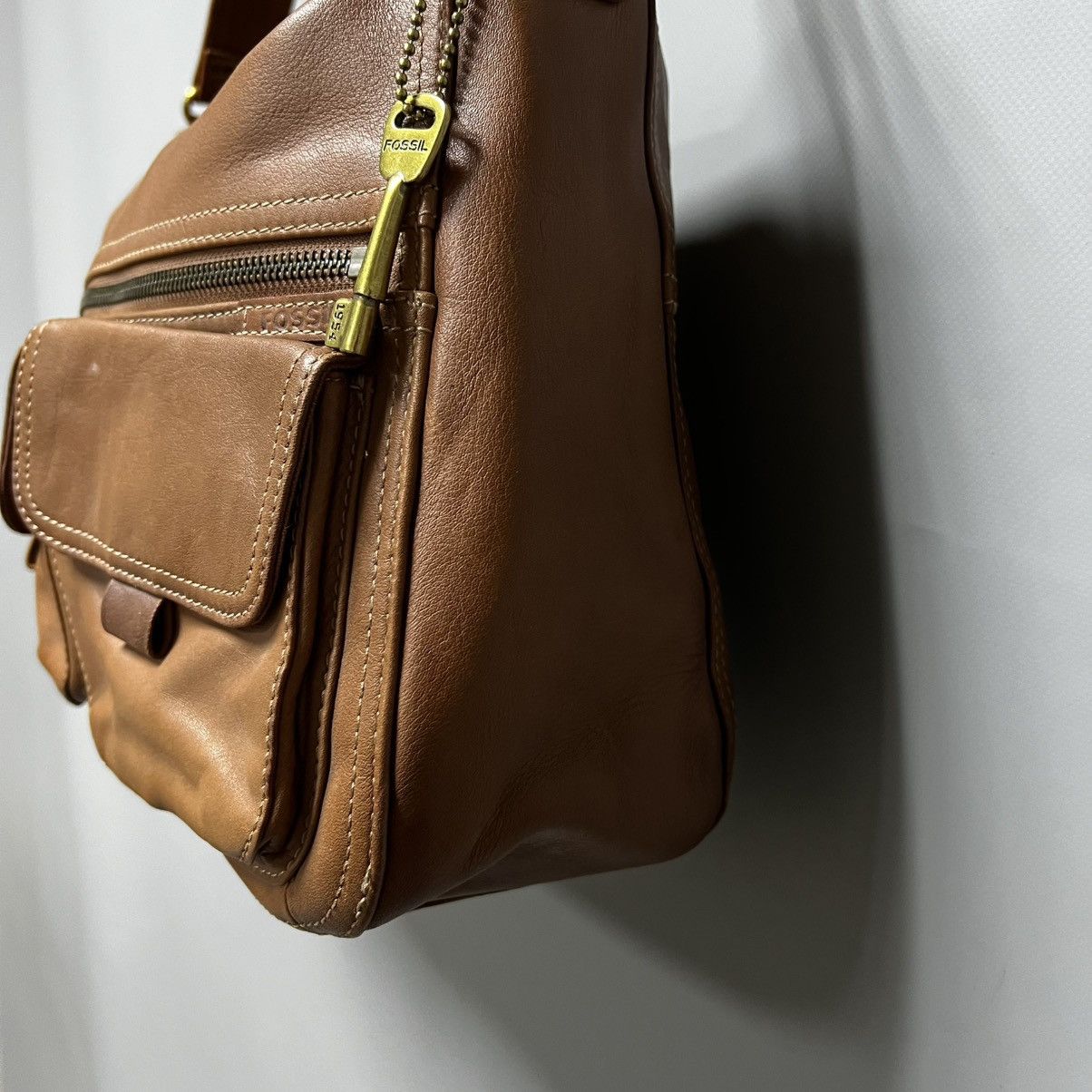Fossil Vintage Fossil Leather Shoulder Bag Y2K Size ONE SIZE - 16 Thumbnail
