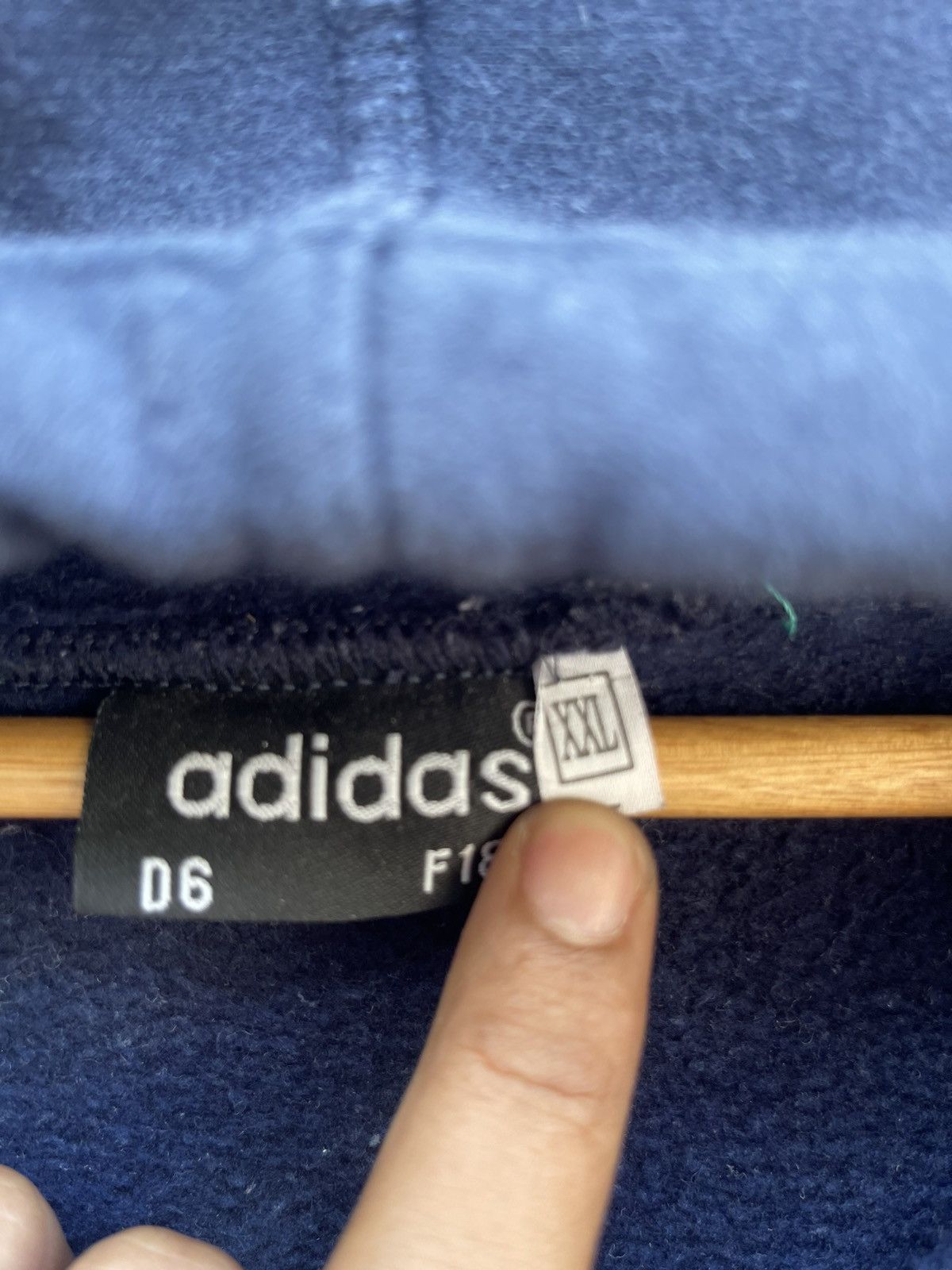 Adidas Vintage 90s Adidas Equipment Hoodie, Trefoil Logo, Deep Navy Size US XXL / EU 58 / 5 - 6 Thumbnail