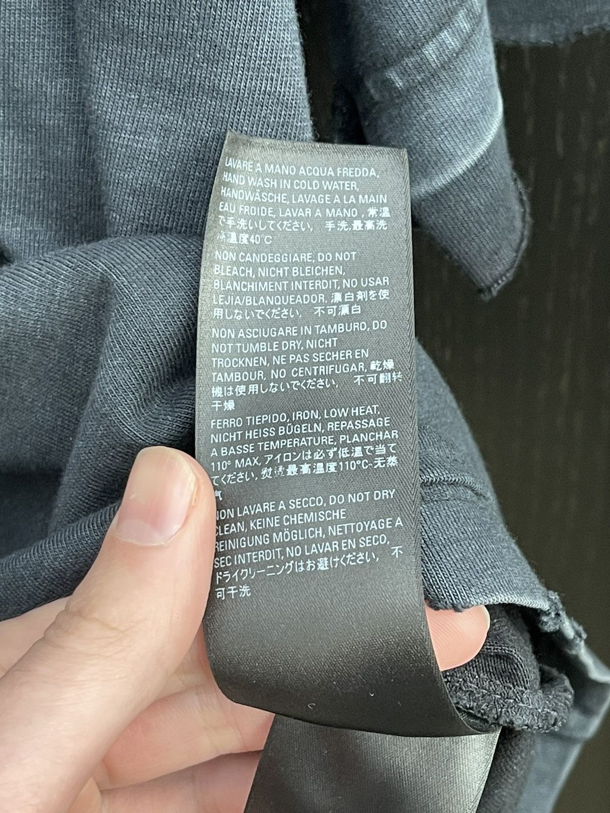 Balenciaga Distressed Logo T Size US M / EU 48-50 / 2 - 5 Thumbnail