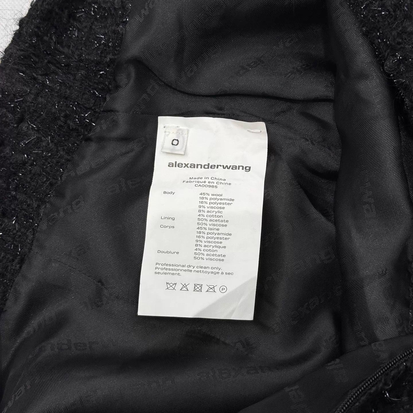 Alexander Wang Alexanderwang Women's Chanel-Style Wool Mini Skirt 0 99new Size 25" / US 0 / IT 36 - 5 Thumbnail