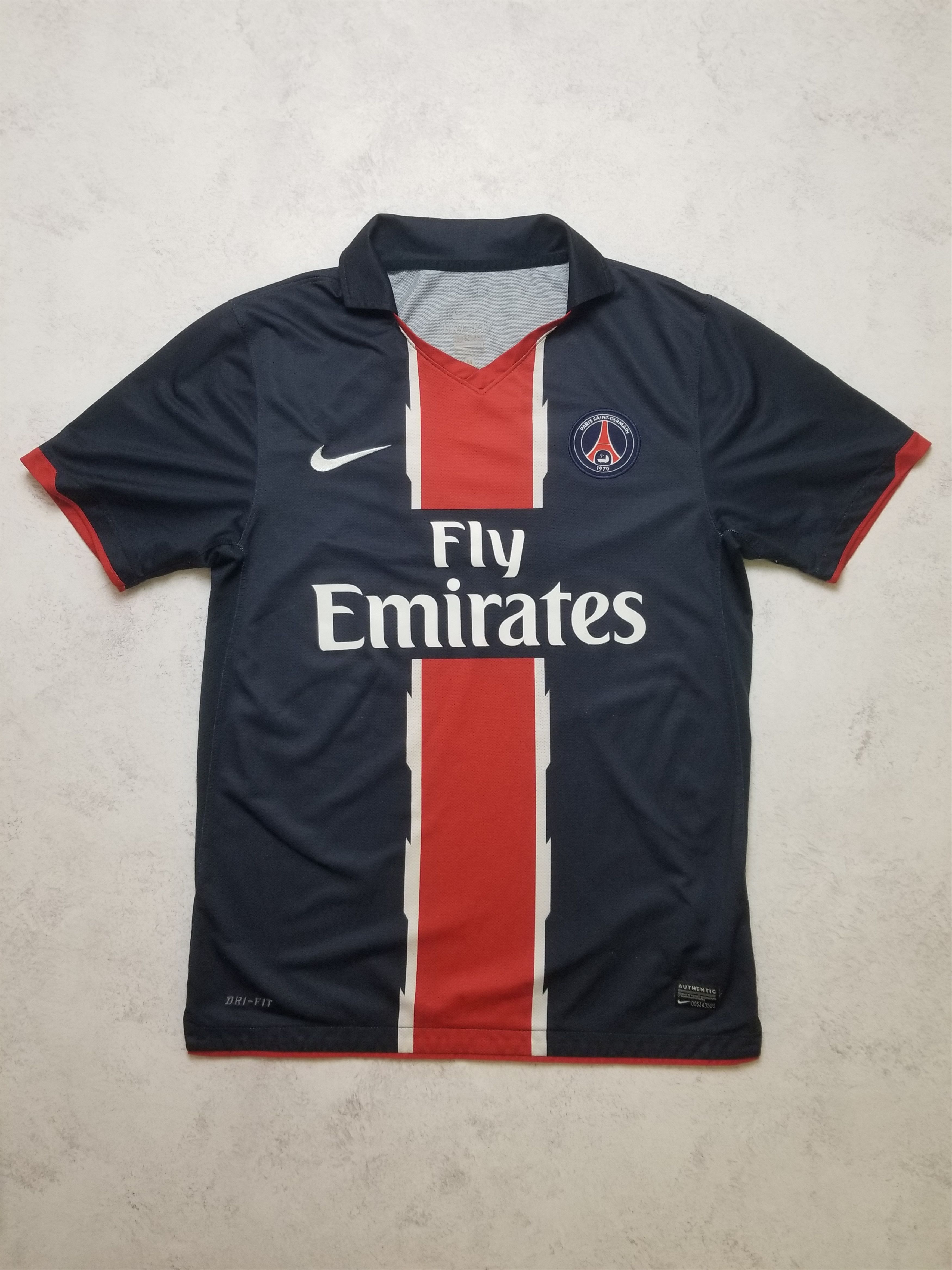 Nike PARIS SAINT GERMAIN 2010 2011 HOME JERSEY Size US M / EU 48-50 / 2 - 1 Thumbnail