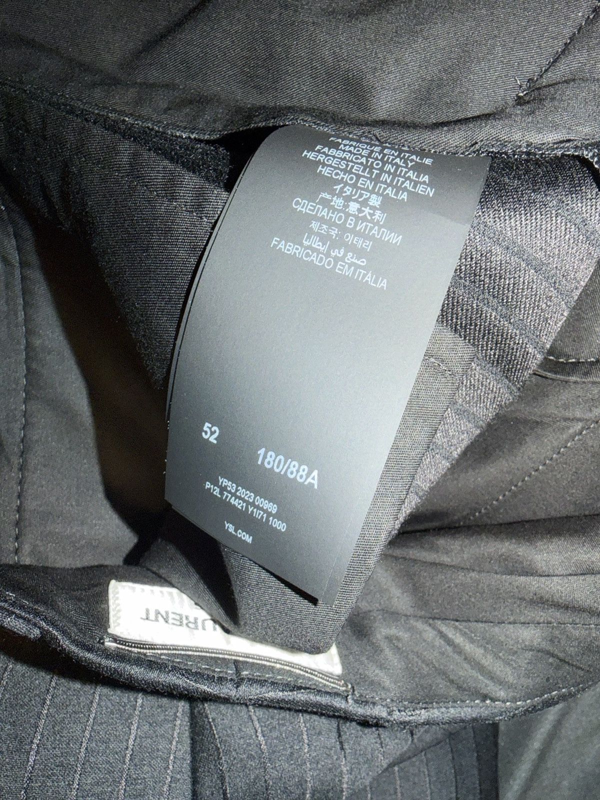 Saint Laurent Paris Saint Laurent stripes pants. 52/36. $1950 Size US 36 / EU 52 - 9 Thumbnail