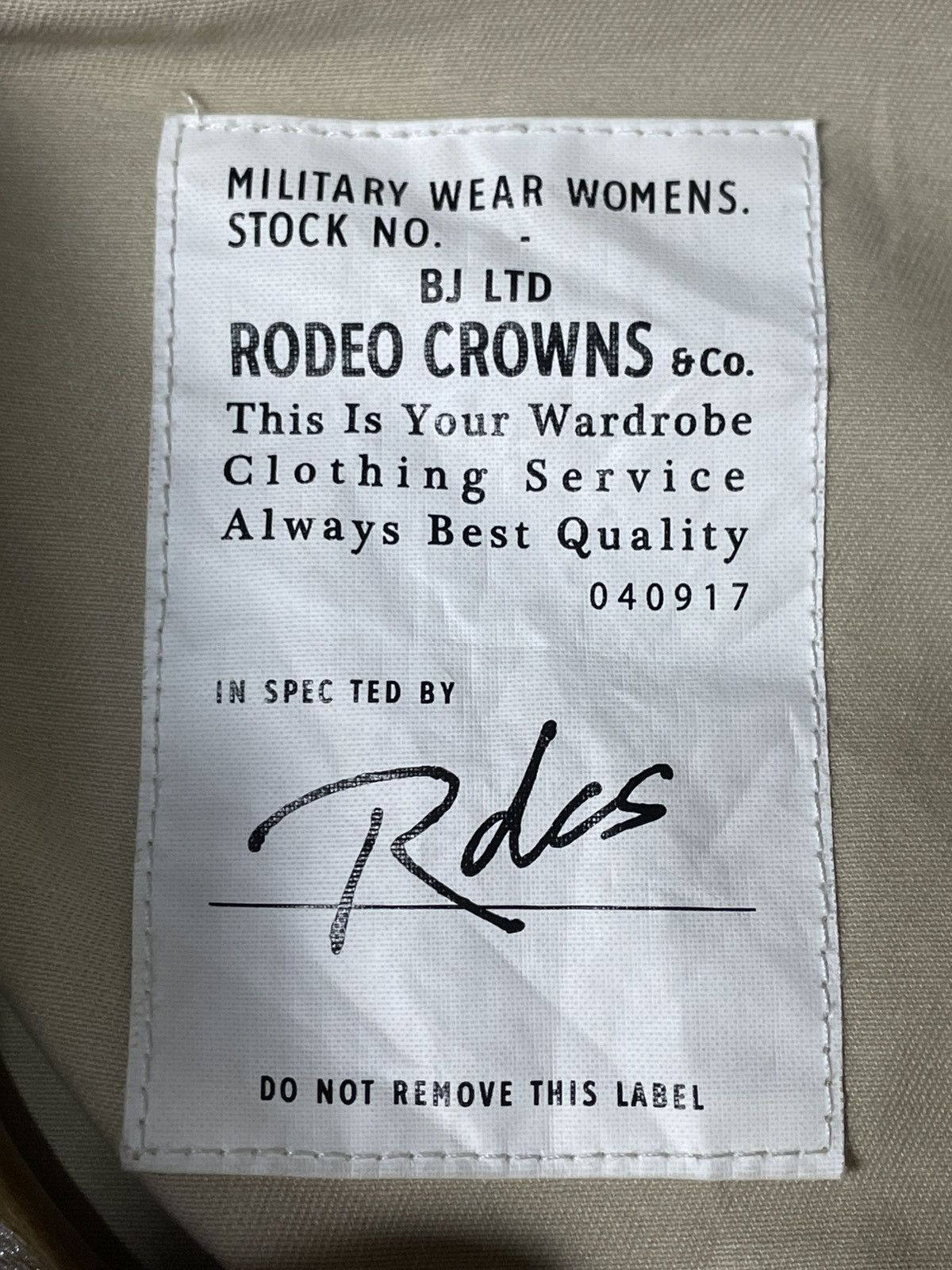 Japanese Brand × Seditionaries × Vintage Vintage RODEO CROWN Backprint Military Jacket (105) Size US XXS / EU 40 - 7 Thumbnail
