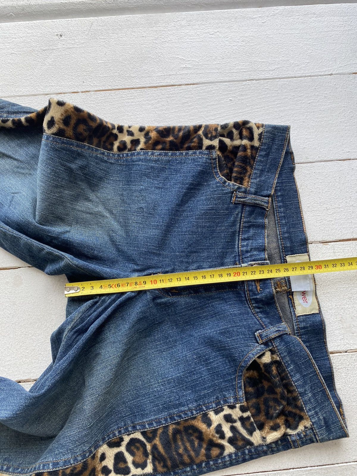 Japanese Brand × Vintage 🔥Gothic Punk Opium Emo Flared Bootcut Jeans 30 BELL RARE Size 30" / US 8 / IT 44 - 5 Thumbnail