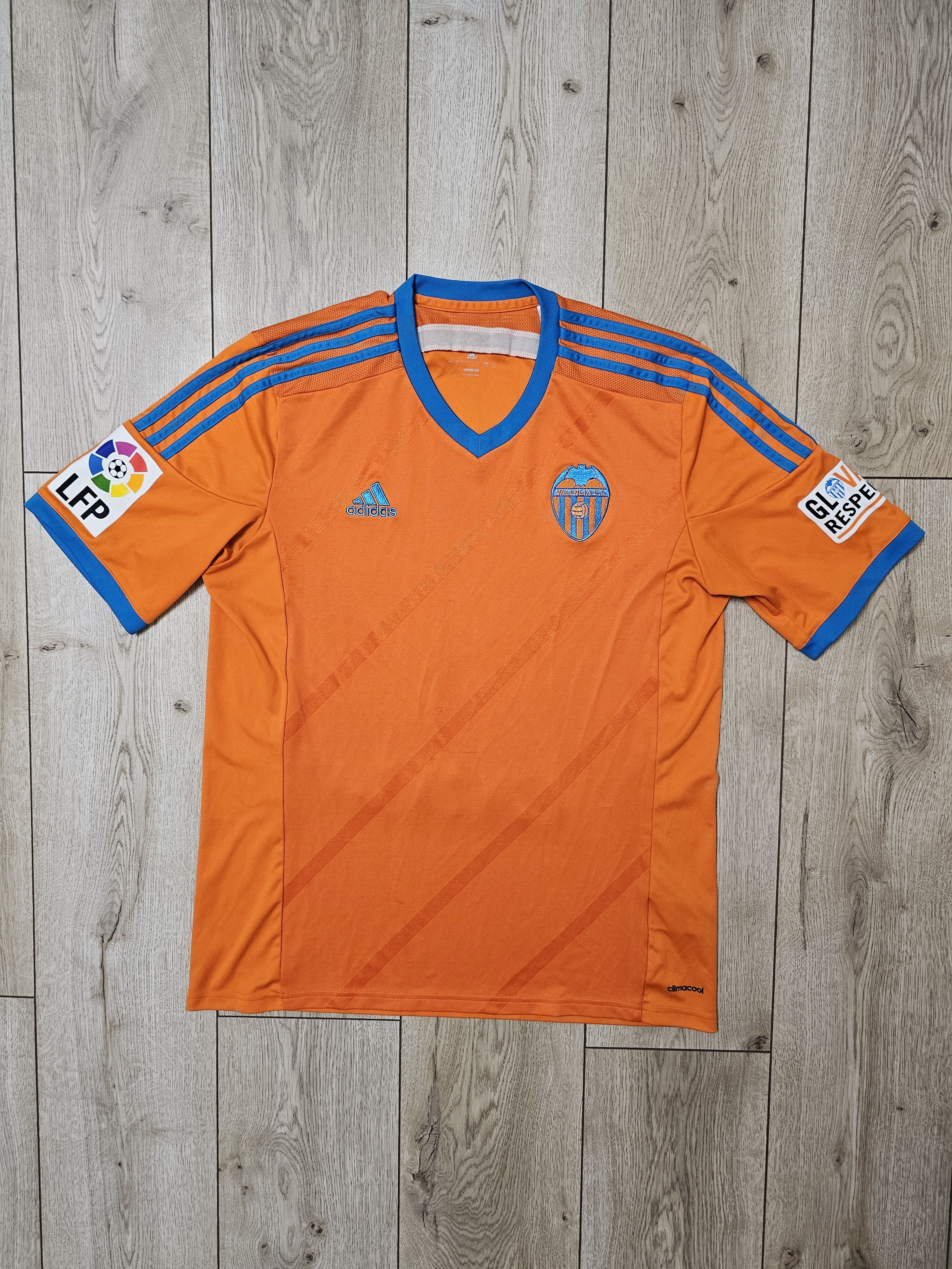 Adidas VALENCIA 2014 2015 AWAY FOOTBALL SHIRT SPAIN SOCCER JERSEY Size US L / EU 52-54 / 3 - 1 Thumbnail
