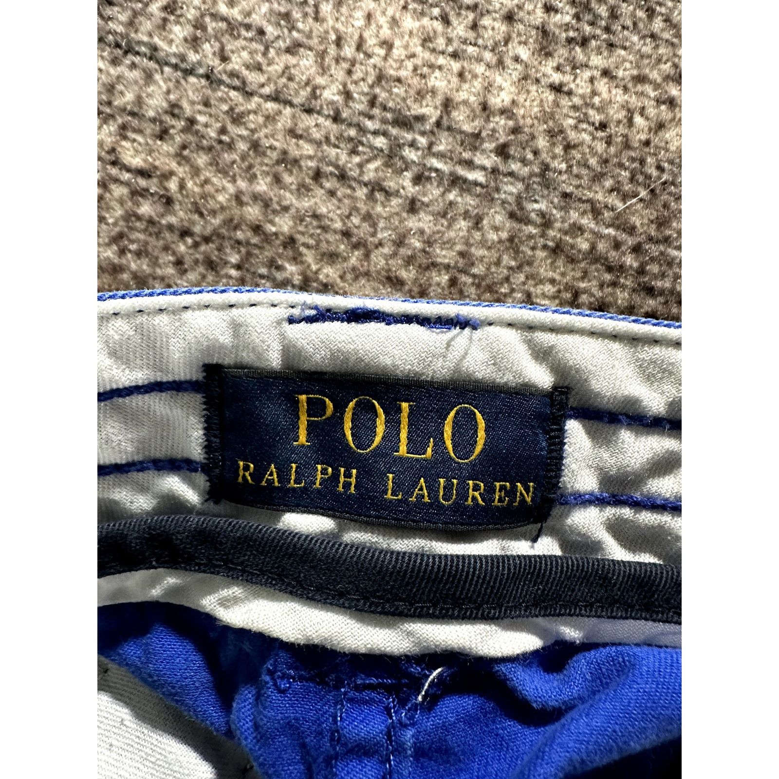 Polo Ralph Lauren Polo Ralph Lauren Mens Blue Cargo Cotton Shorts 40 x 10 Size US 40 / EU 56 - 7 Thumbnail