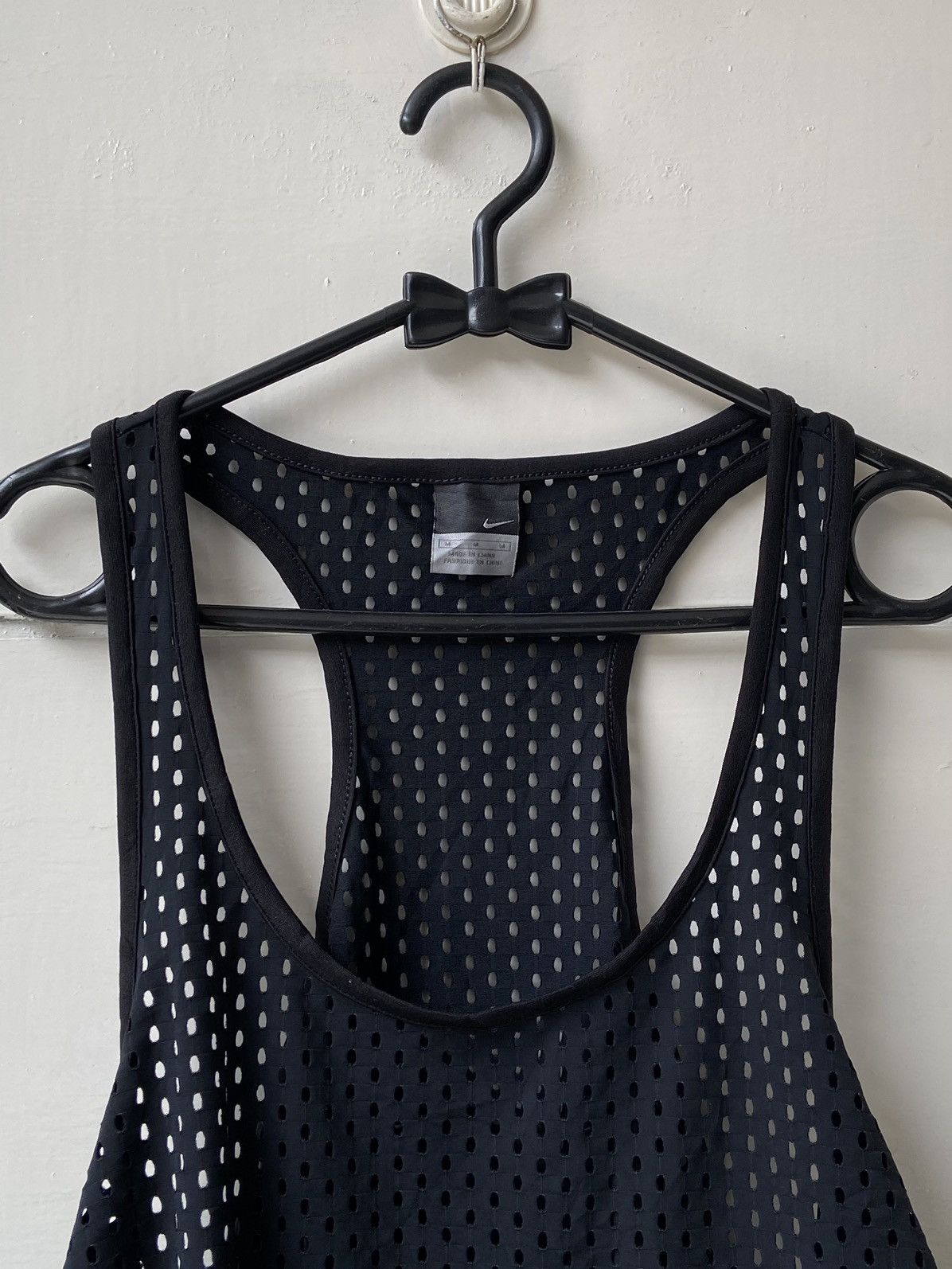 Nike NIKE Black Mesh Tank Tops Size US XXS / EU 40 - 3 Thumbnail