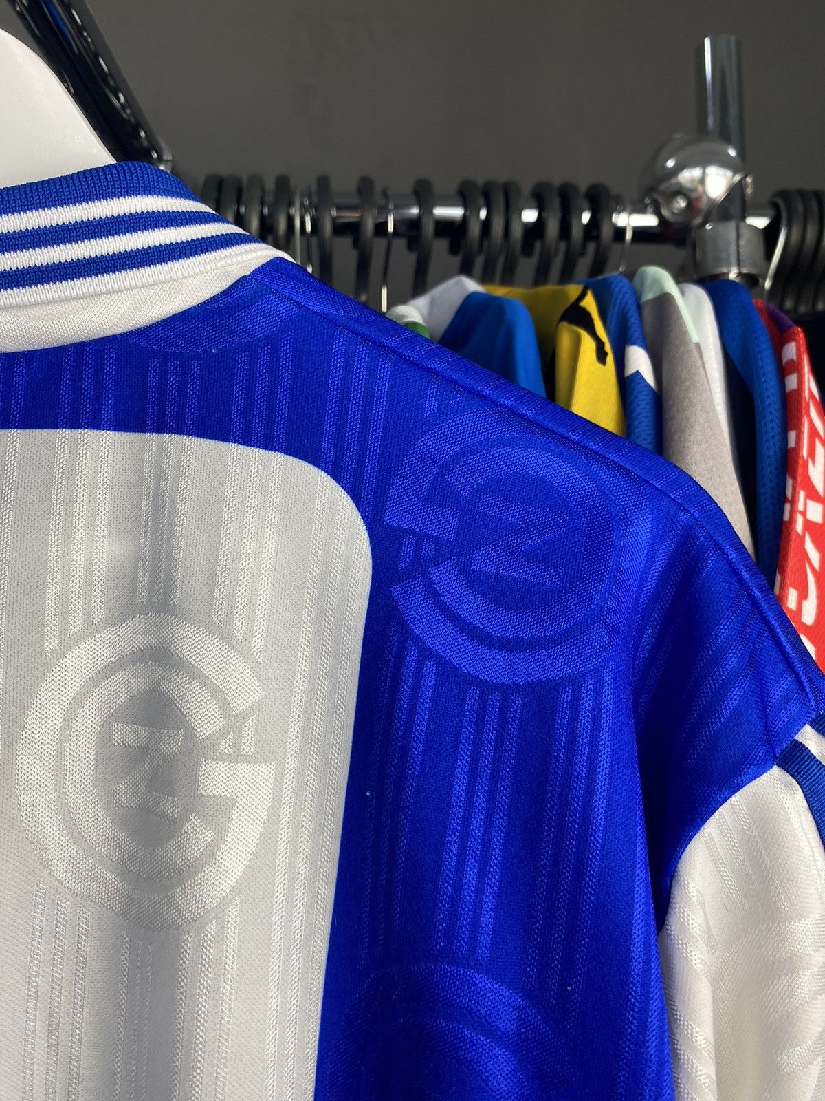 Adidas 1997/98 ADIDAS GRASSHOPPERS ZURICH SOCCER FOOTBALL JERSEY Size US L / EU 52-54 / 3 - 13 Thumbnail