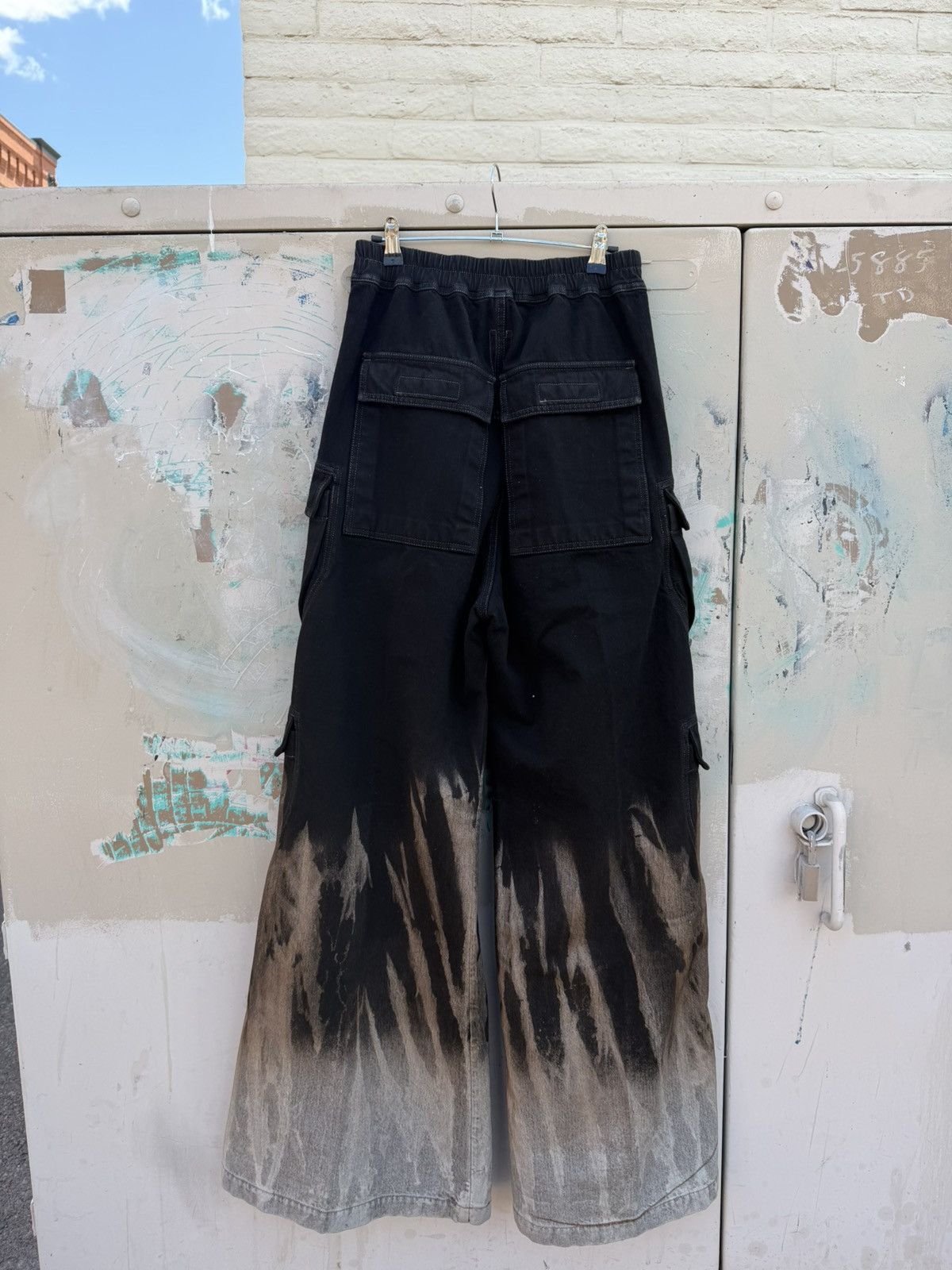 Rick Owens Rick Owens FW24 Porterville Flame Wash Cargo Bela Size US 28 / EU 44 - 9 Thumbnail
