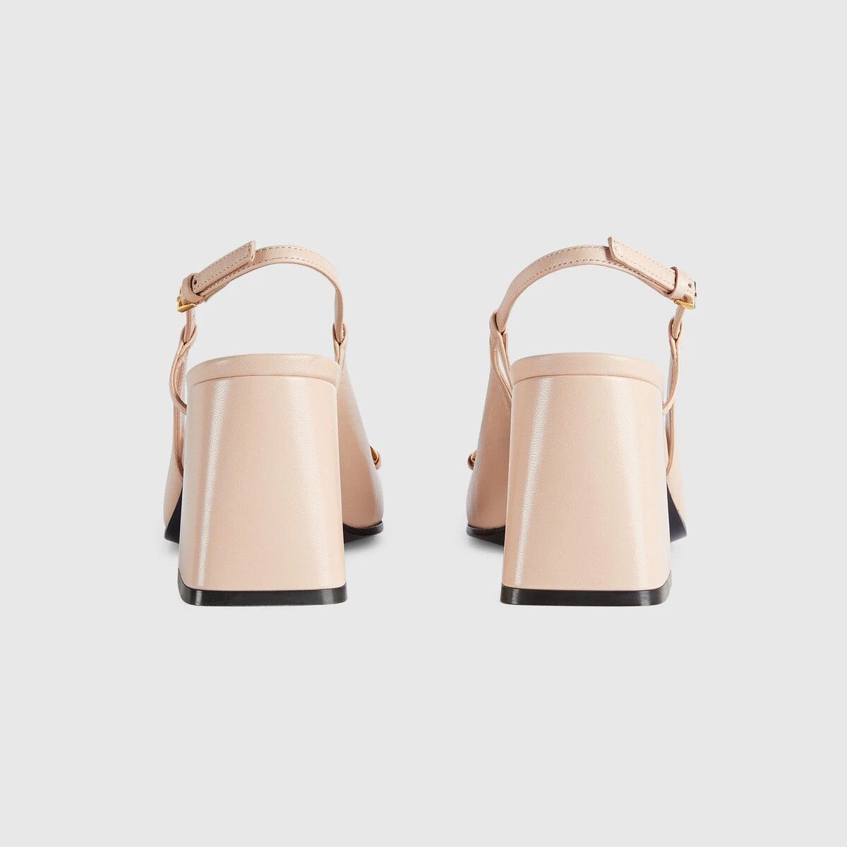 Gucci o1s1wg110425 Women's Mid-Heel Slingback With Horsebit Size US 10 / IT 40 - 4 Thumbnail