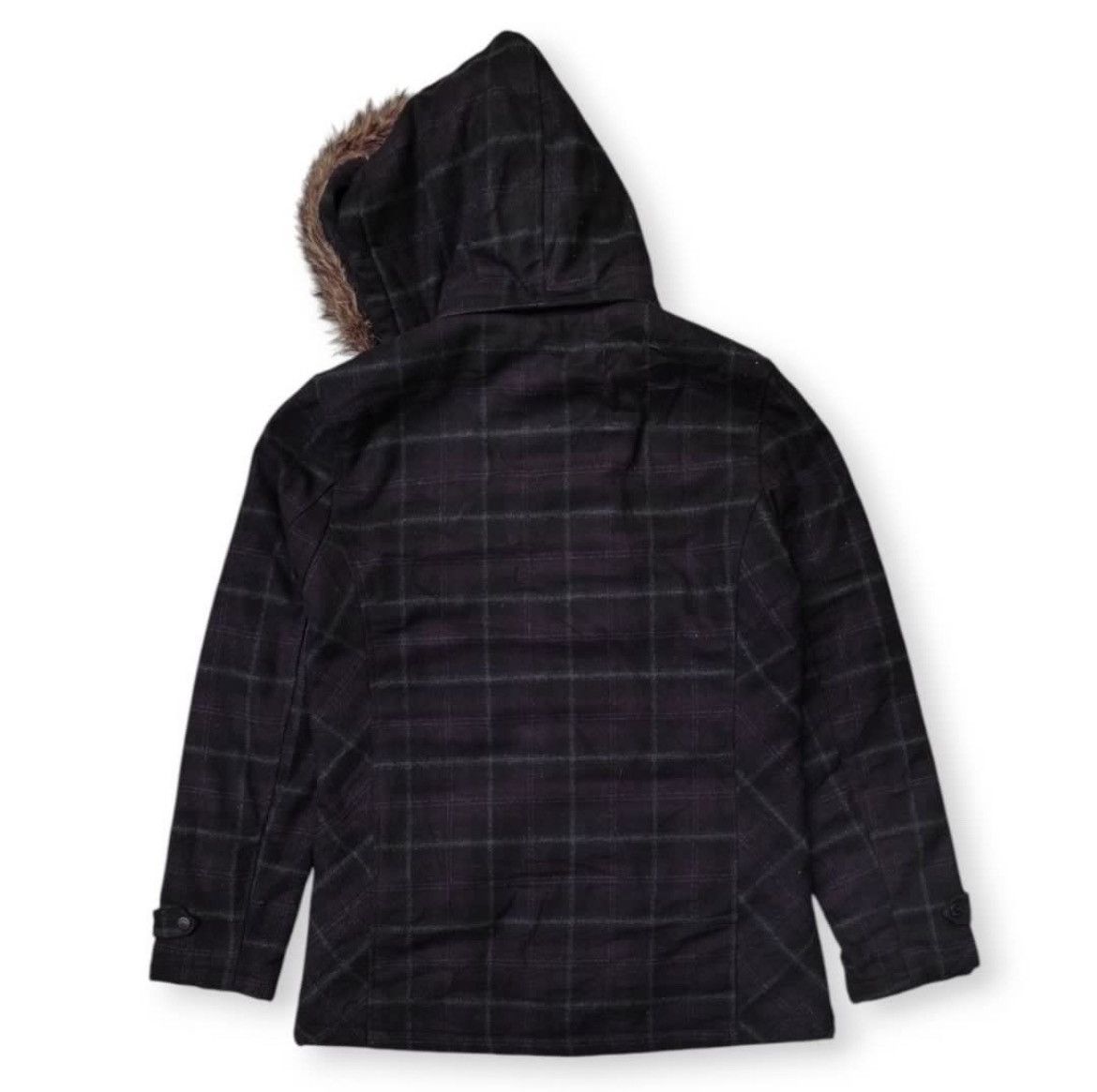 In The Attic In The Attic Plaid Fur Jacket Size US M / EU 48-50 / 2 - 7 Thumbnail