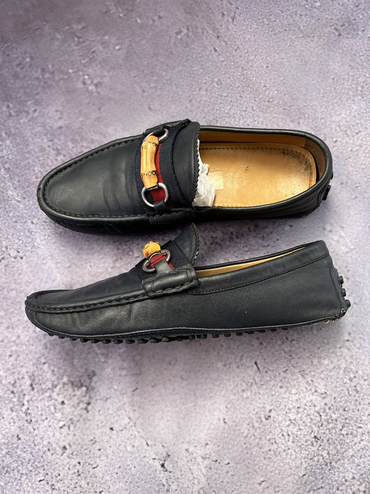 Gucci Gucci Bamboo Leather Loafers Black Size US 8.5 / EU 41-42 - 5 Thumbnail