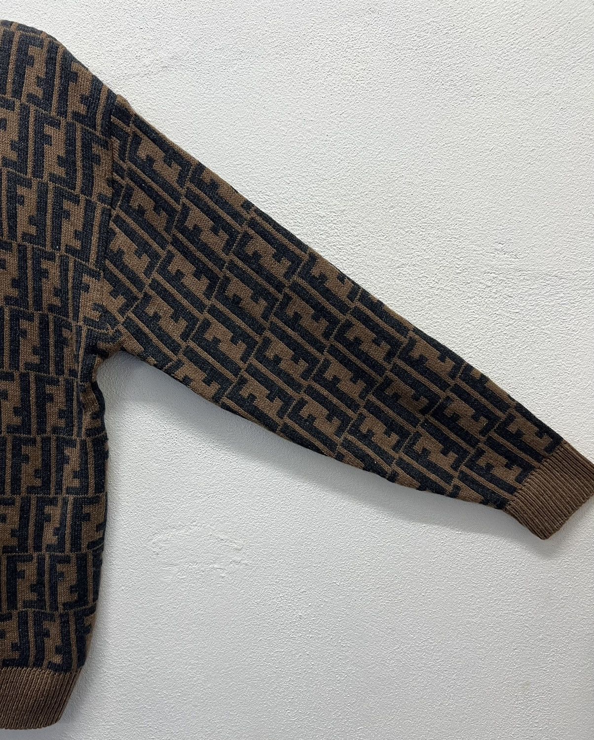Fendi Vintage Fendi Zucca Monogram All Over Print Sweatshirt Size US M / EU 48-50 / 2 - 4 Thumbnail