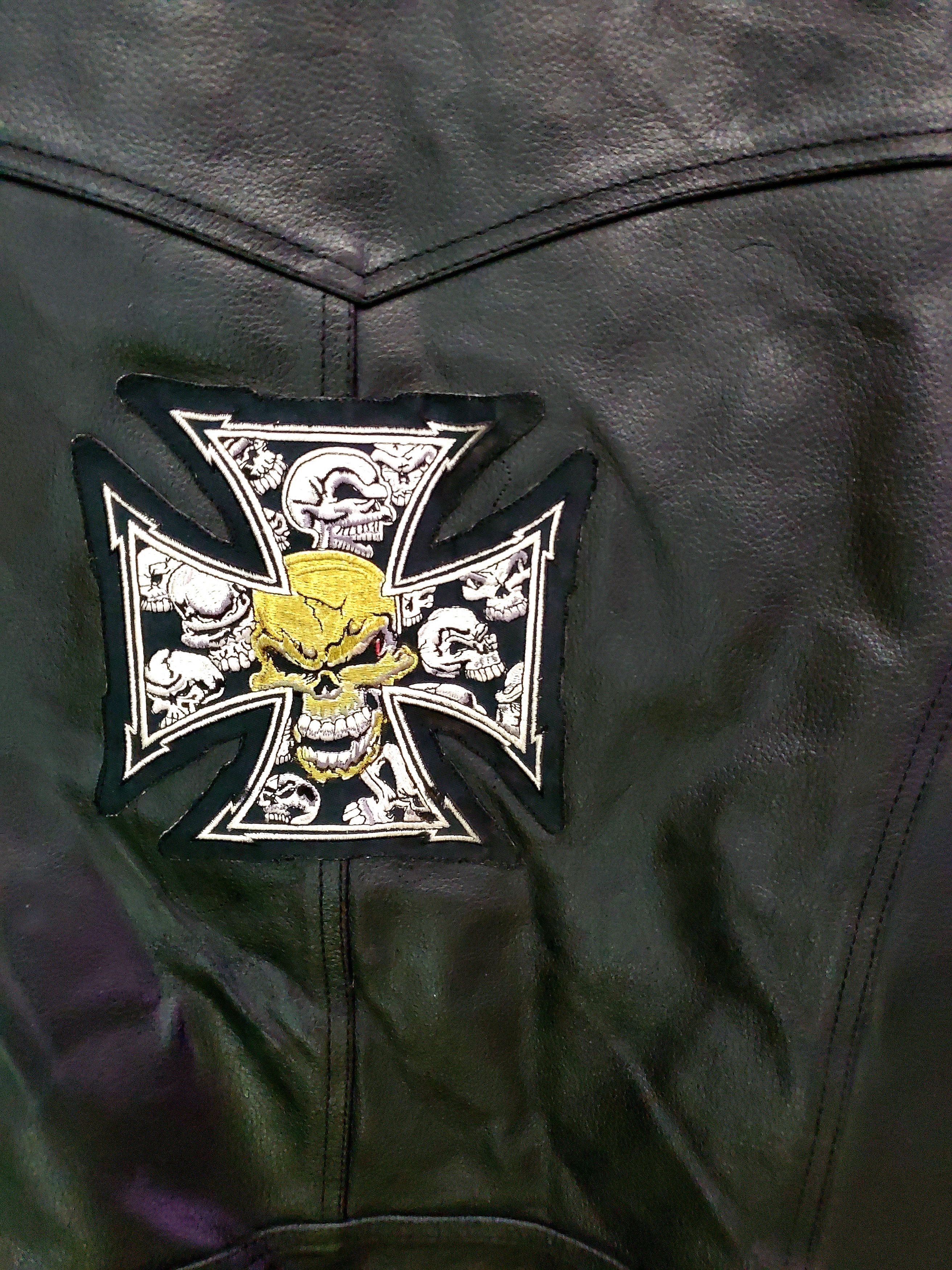 Harley Davidson × Vintage Vintage Leather Waistcoat with Icons Harley Dawidson size M Size US M / EU 48-50 / 2 - 5 Thumbnail