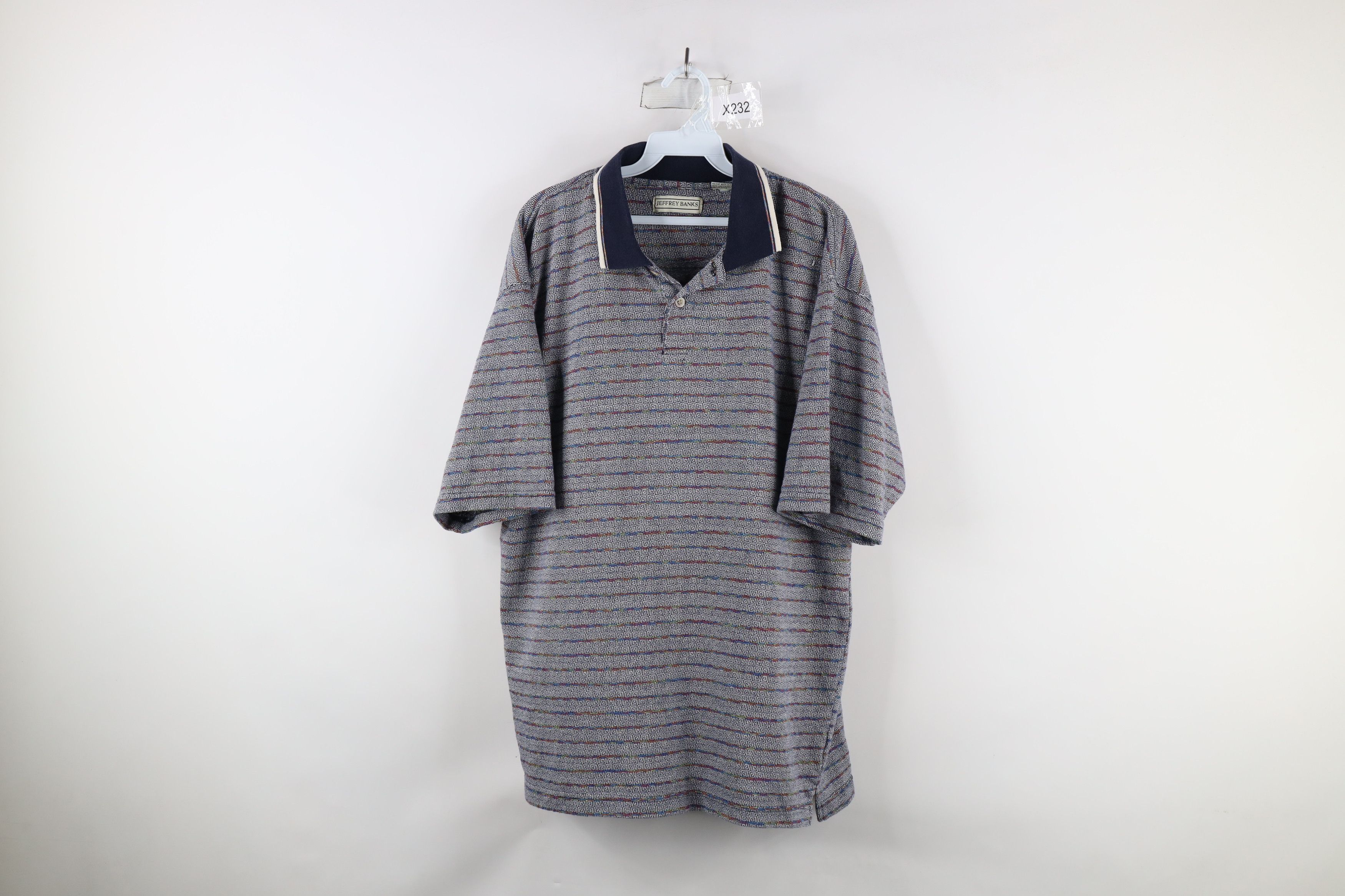 Vintage Vintage 90s Streetwear Knit Collared Golf Polo Shirt Size US XXL / EU 58 / 5 - 1 Thumbnail