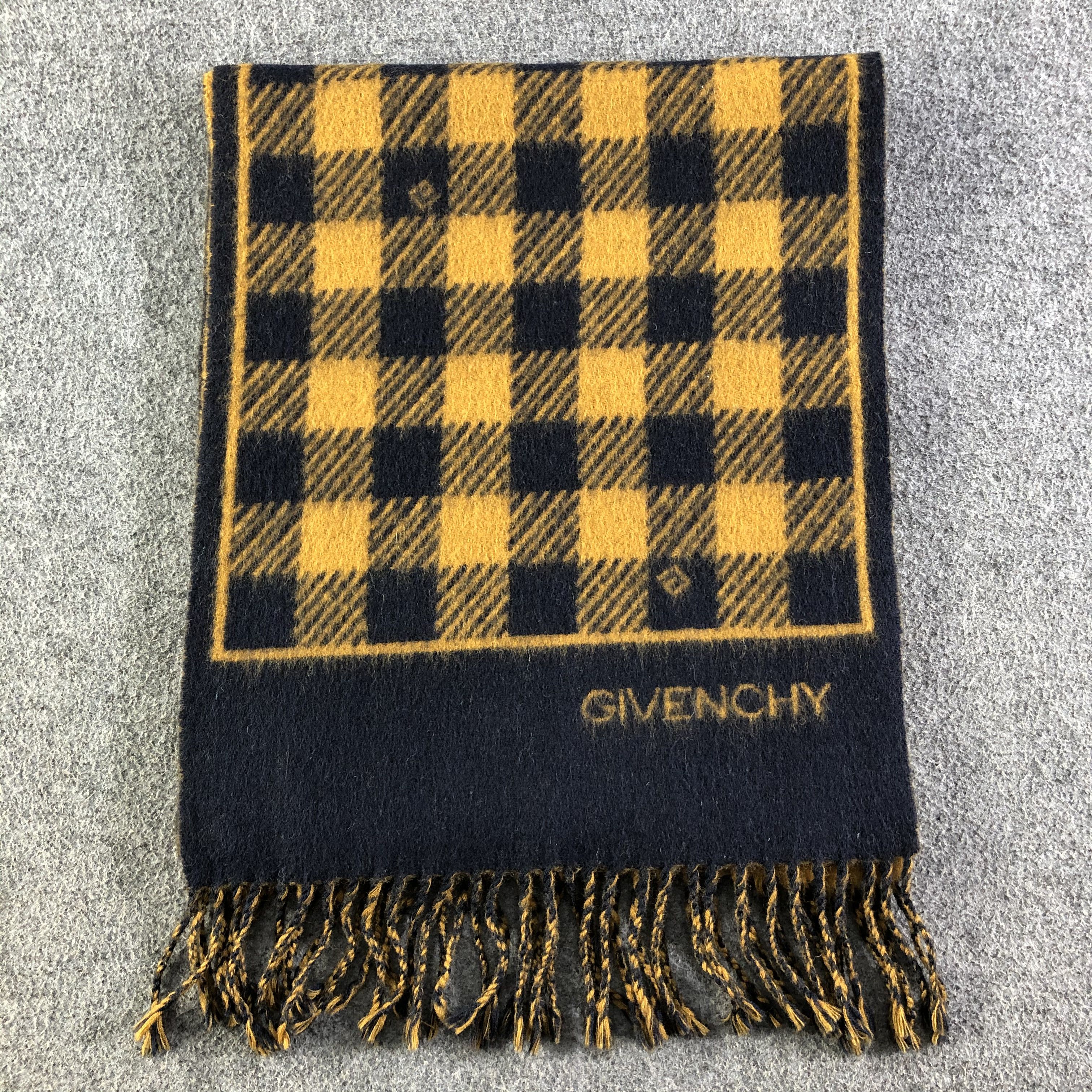 Vintage Givenchy Wool Scarf / Muffler / Neckwear Size ONE SIZE - 2 Thumbnail