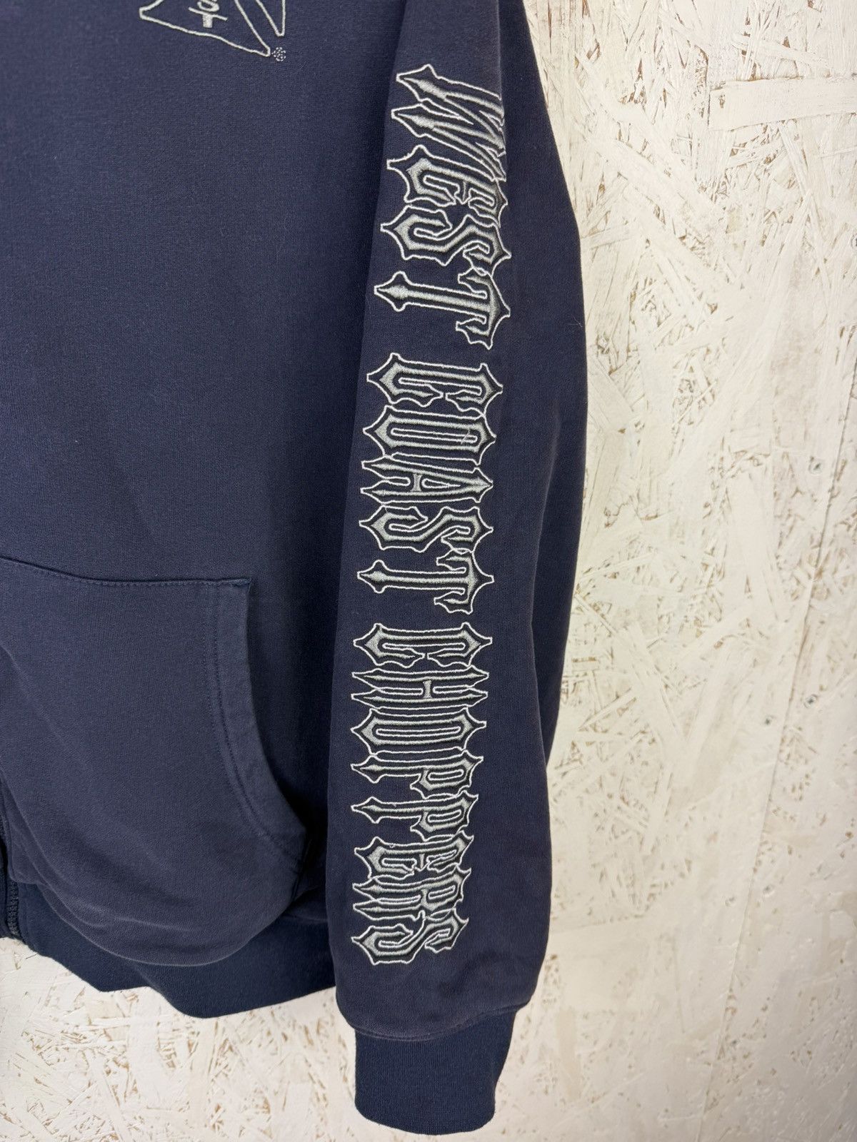 West Coast Choppers Vintage West Coast Choppers Jesse James Zip Hoodie Rare Blue Size US M / EU 48-50 / 2 - 3 Thumbnail