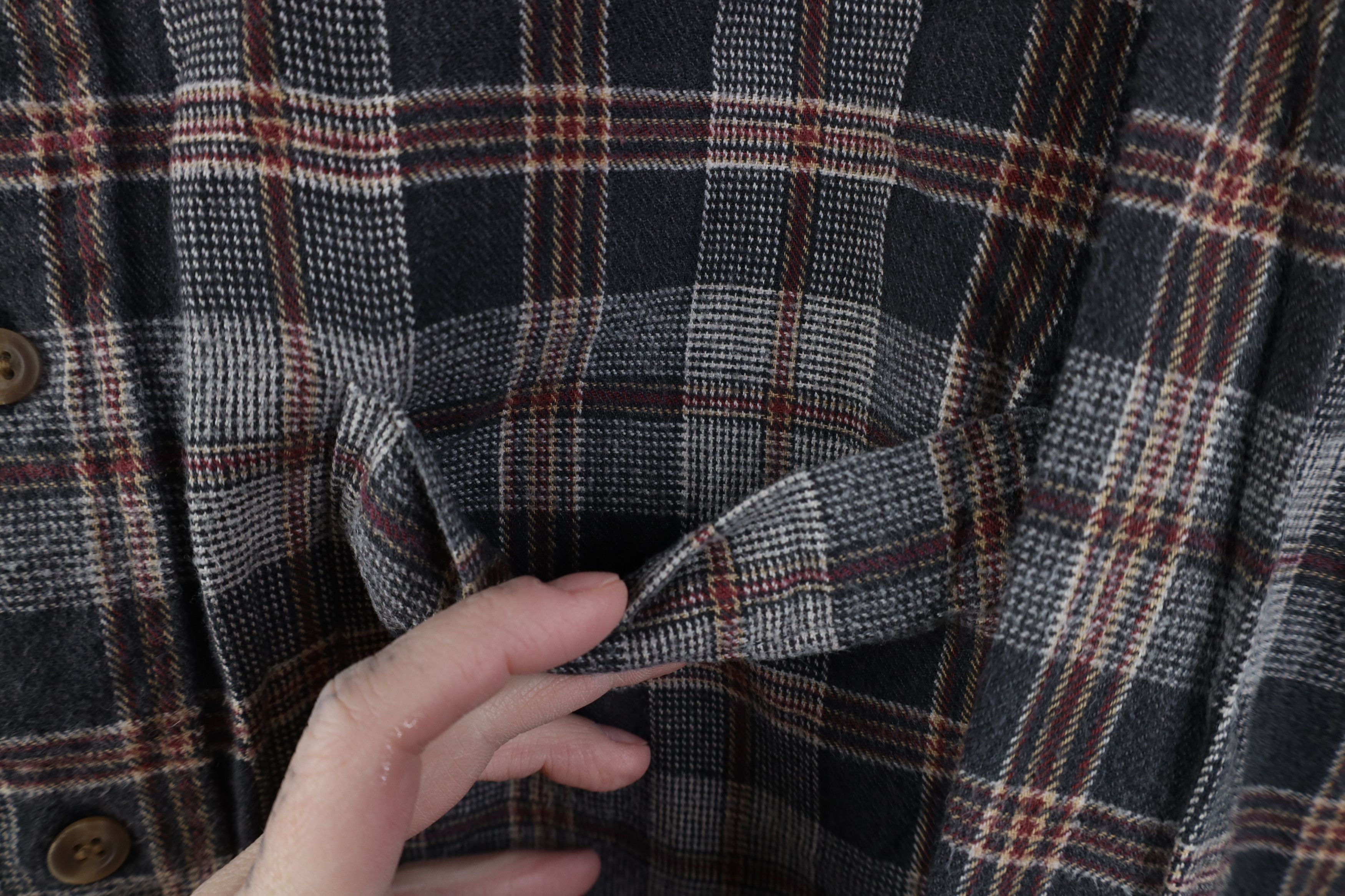 Vintage Vintage 90s Streetwear Collared Button Down Shirt Plaid Size US L / EU 52-54 / 3 - 4 Thumbnail