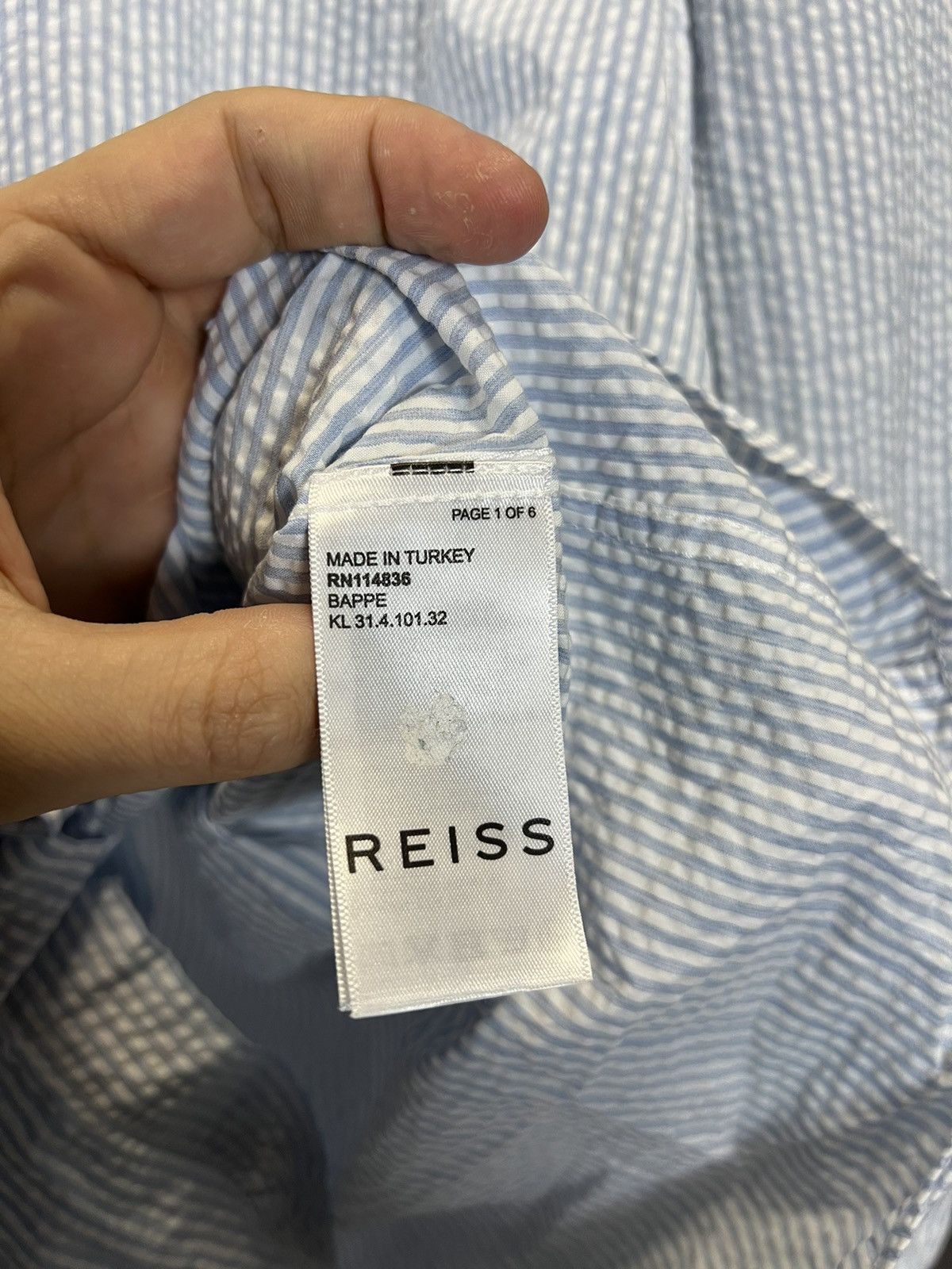 Reiss Reiss designer striped shirt Size US M / EU 48-50 / 2 - 4 Thumbnail