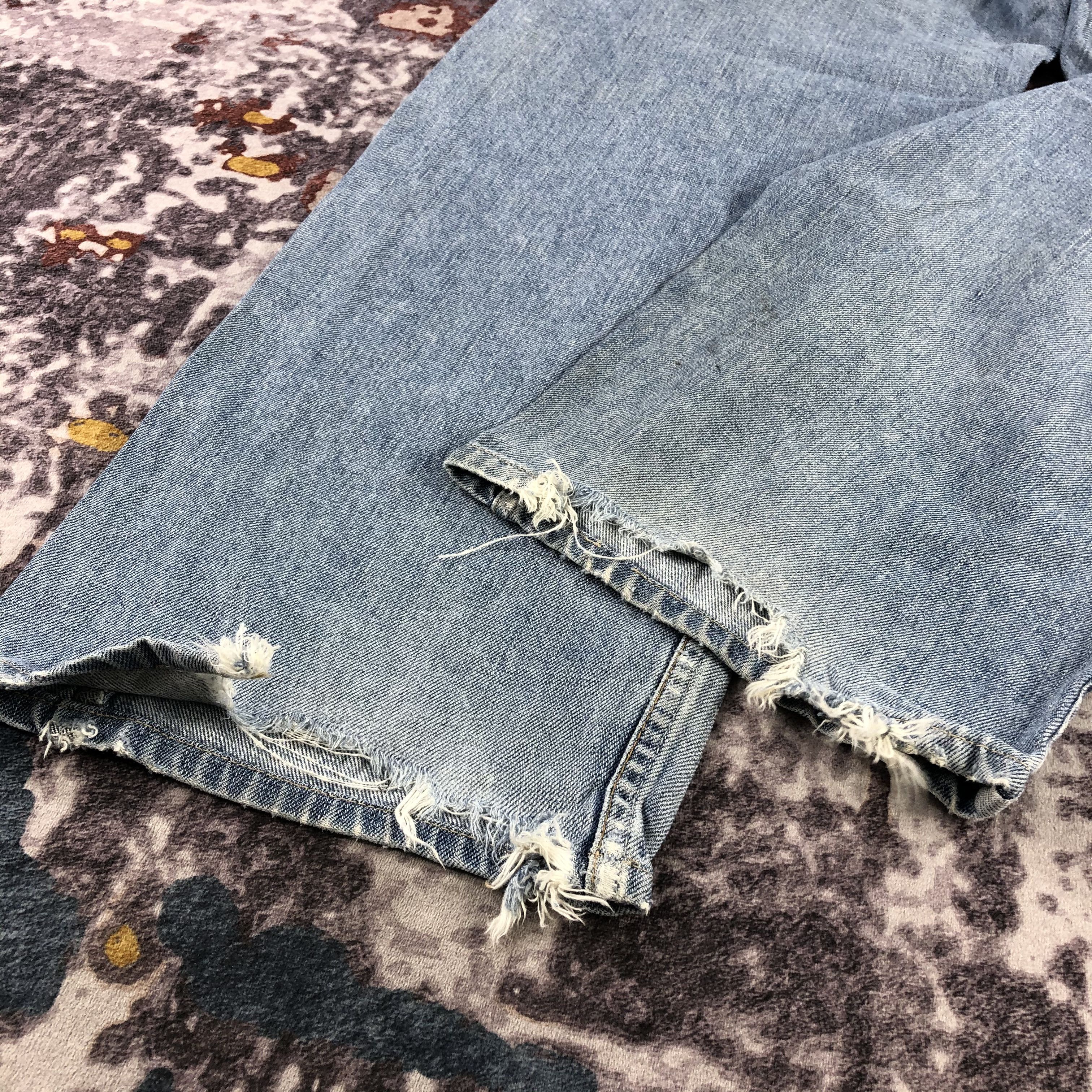 Levi's × Vintage Vintage 90s Blue Wash Levis 501 Jeans-JM2868 Size US 34 / EU 50 - 4 Thumbnail