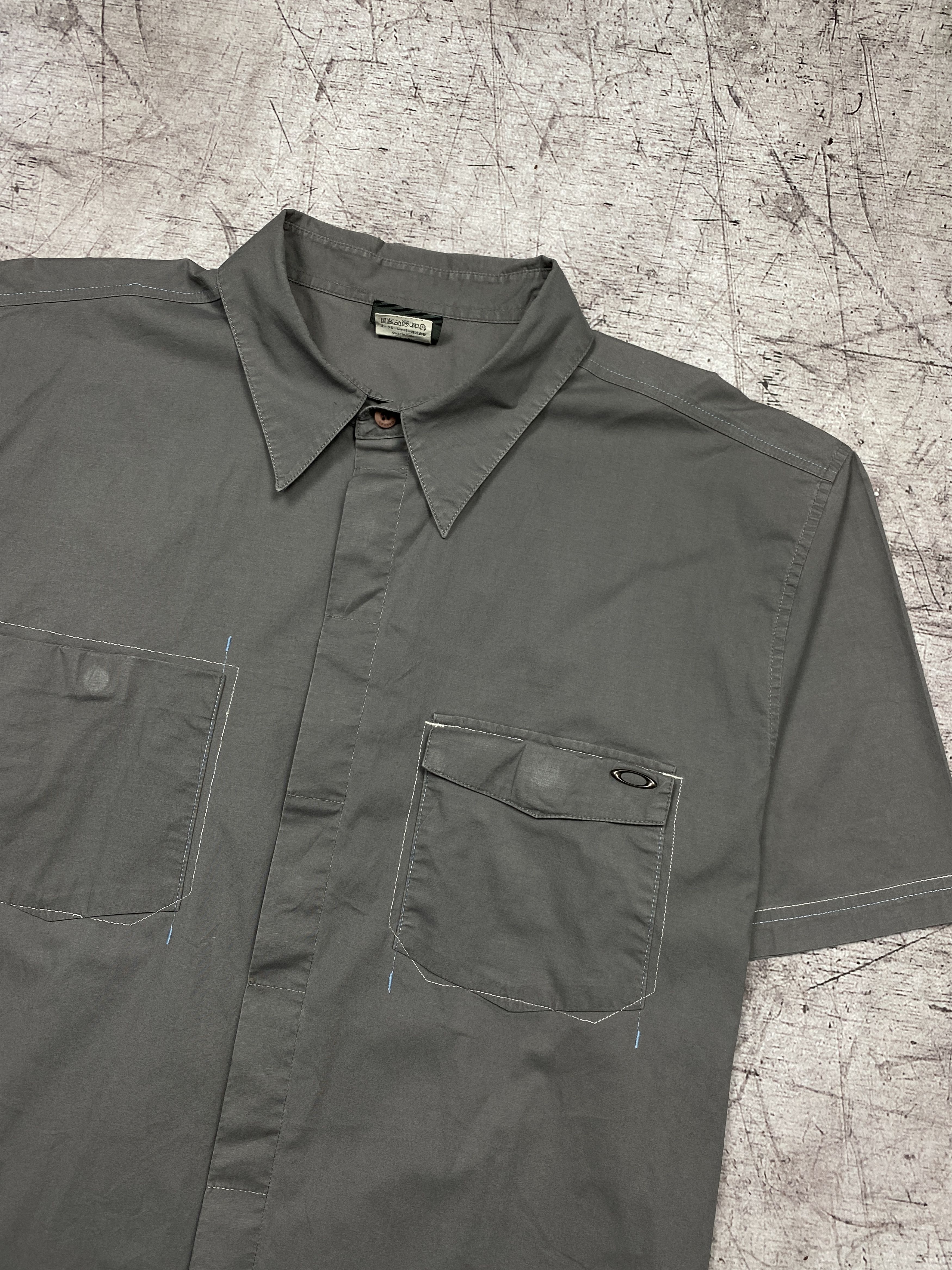 Oakley × Vintage Oakley Vintage Mens Short Sleeve Shirt Size US XXL / EU 58 / 5 - 2 Thumbnail